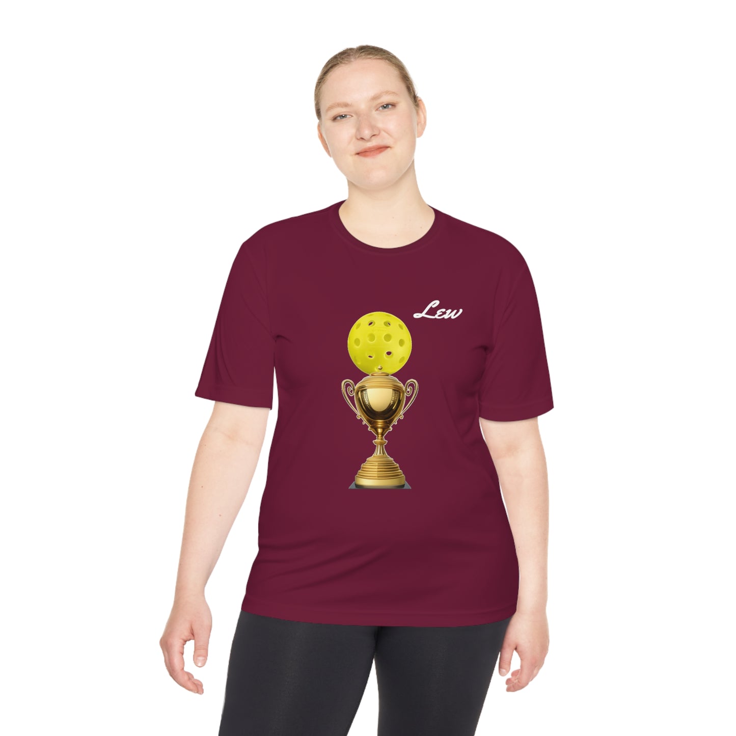 Lew Pickelball Short Sleeve Unisex Moisture Wicking Tee