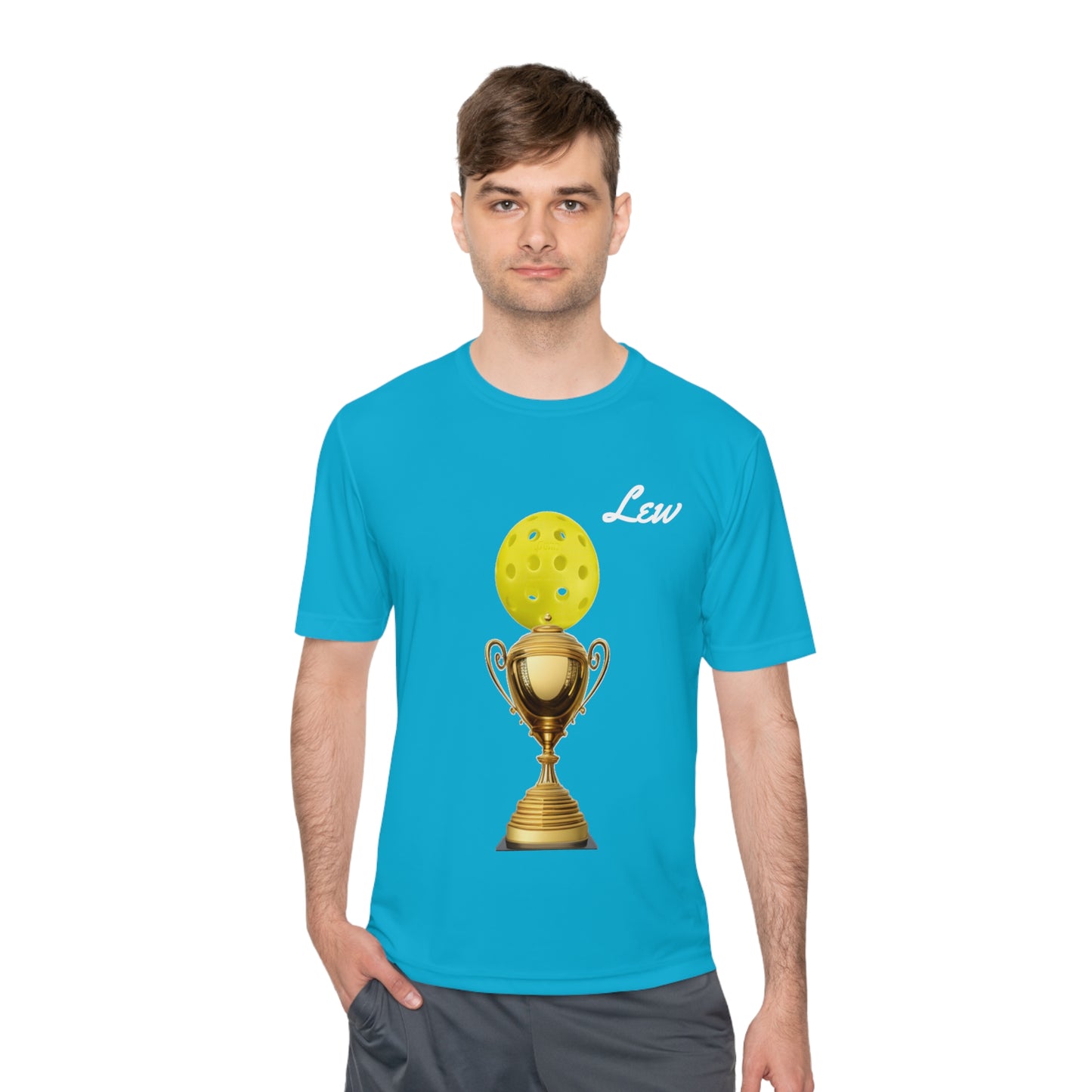 Lew Pickelball Short Sleeve Unisex Moisture Wicking Tee