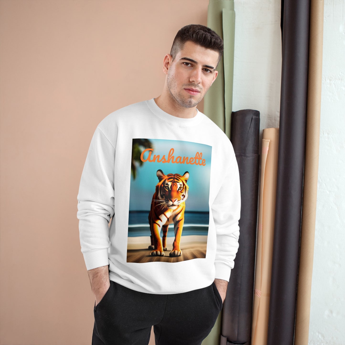 Anshanette Tiger Champion Sweatshirt