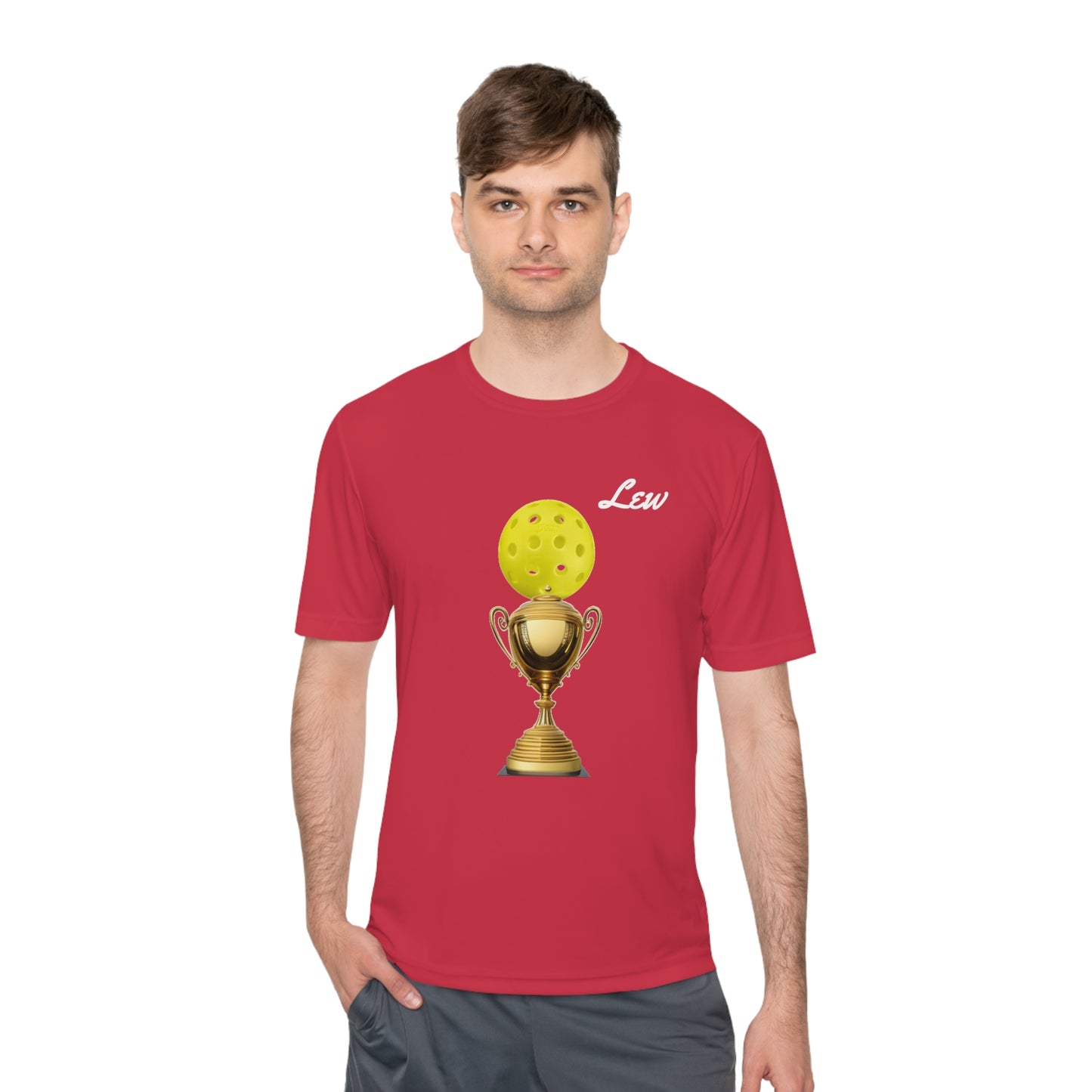 Lew Pickelball Short Sleeve Unisex Moisture Wicking Tee