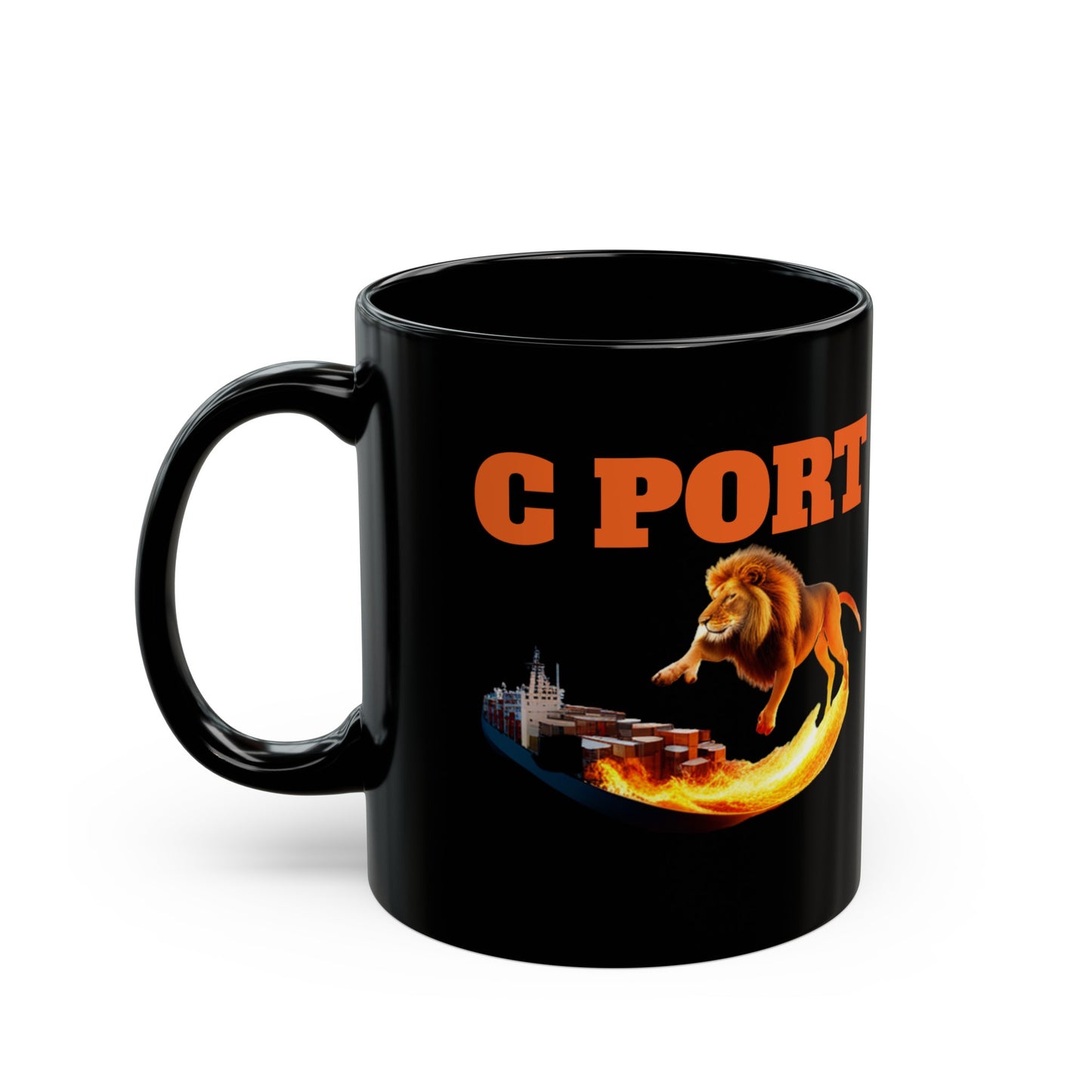 C PORT Black Mug (11oz, 15oz)