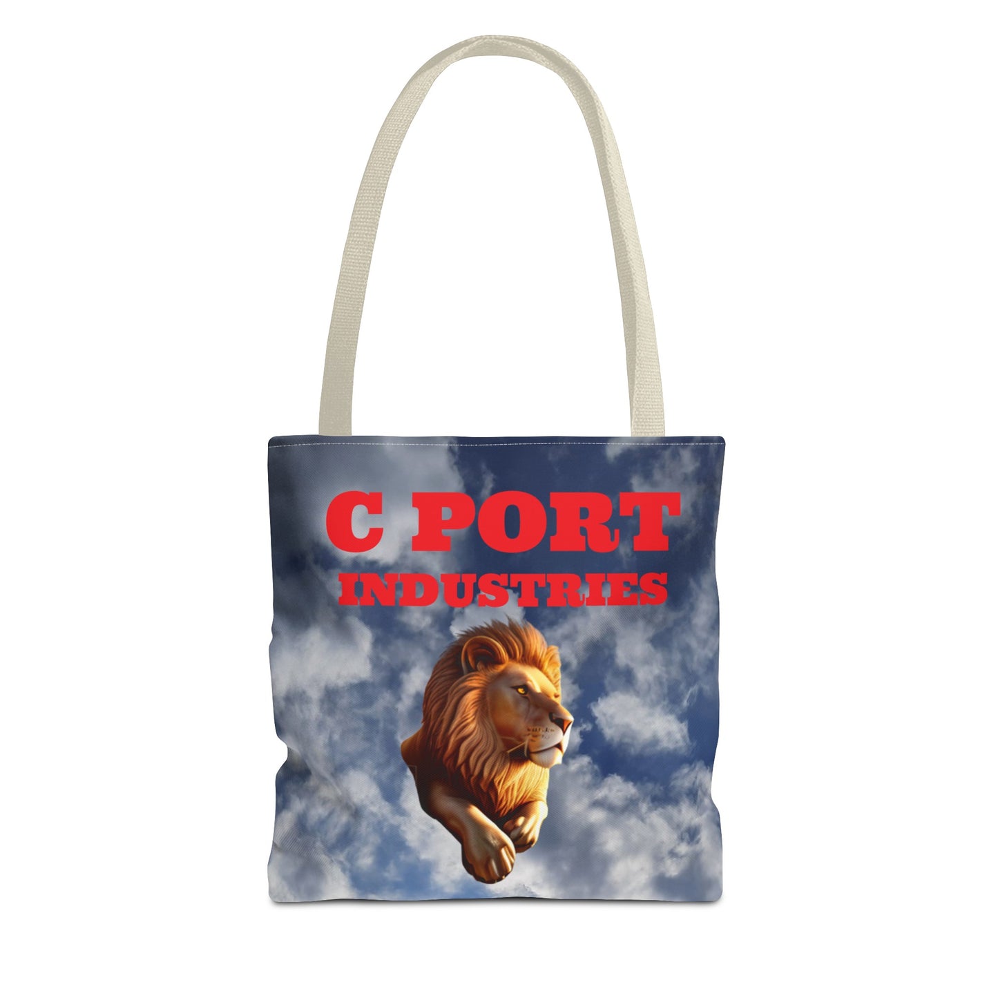 C Port Lion in the Clouds Tote Bag (AOP)