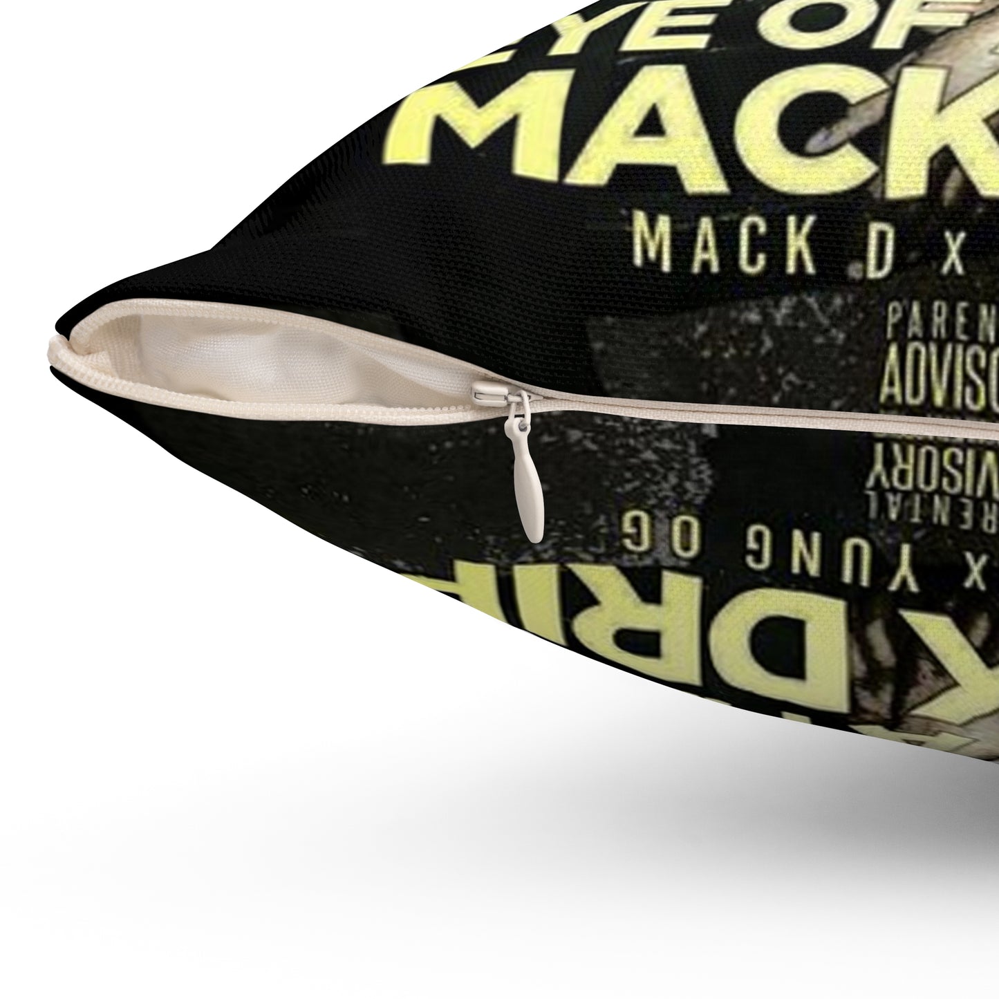 Mack D Bags Spun Polyester Square Pillow