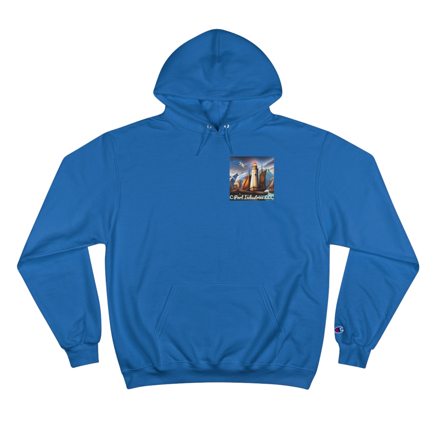 C Port Industries LLC Landscape Division Champion Hoodie