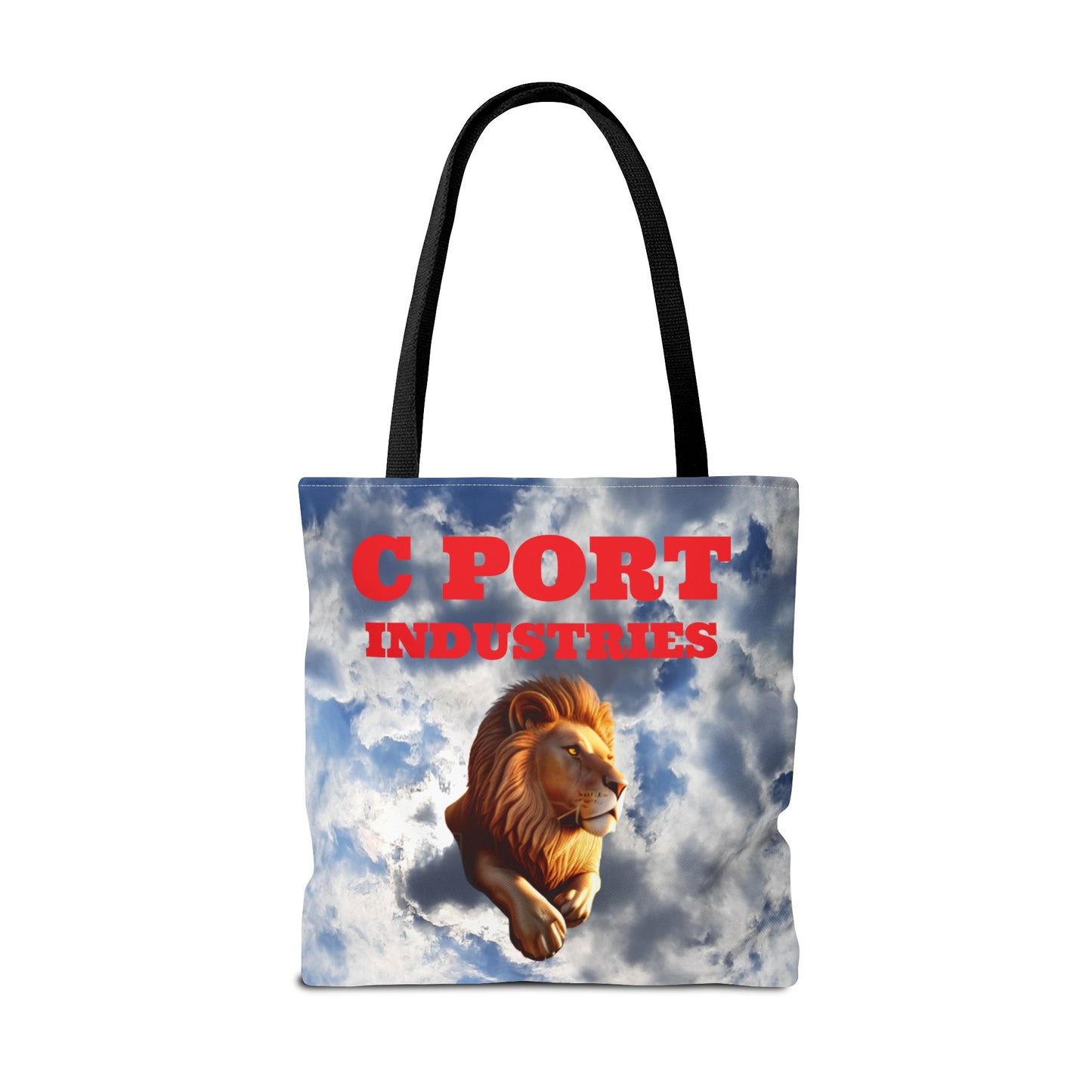 C Port Lion in the Clouds Tote Bag (AOP)