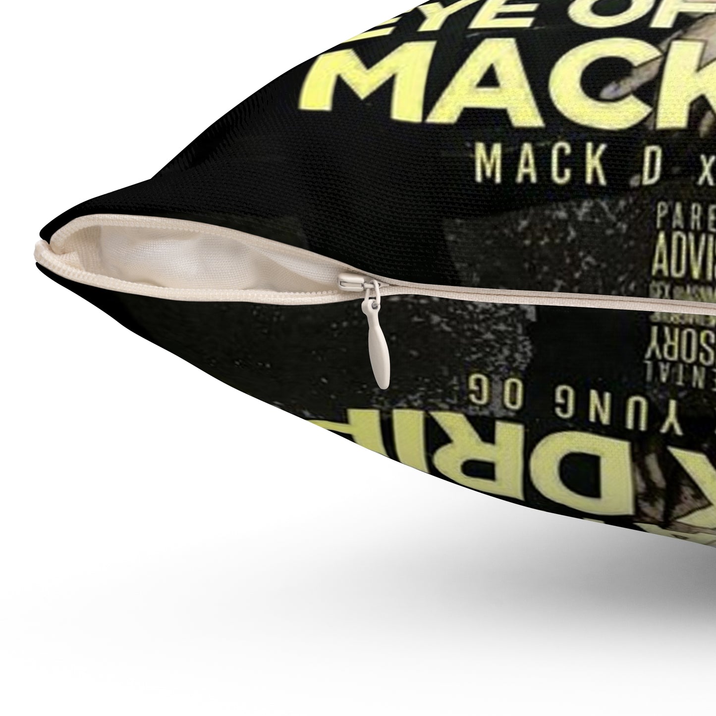 Mack D Bags Spun Polyester Square Pillow