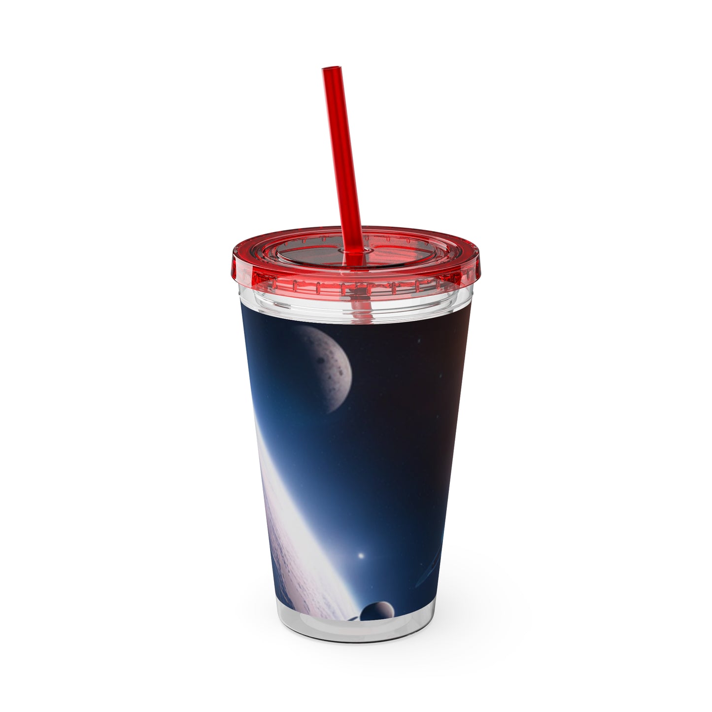 C Port Solar System Sunsplash Tumbler with Straw, 16oz