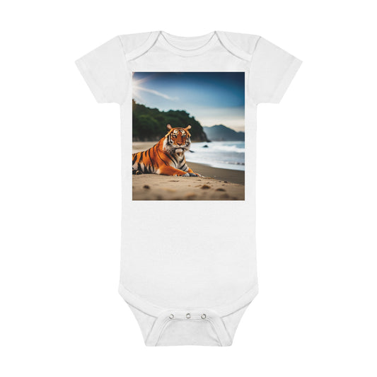 Tiger Onesie® Organic Baby Bodysuit