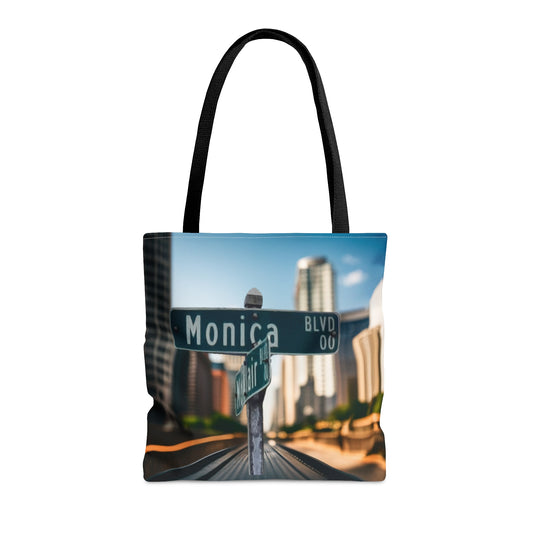 Monica Blvd Tote Bag (AOP)