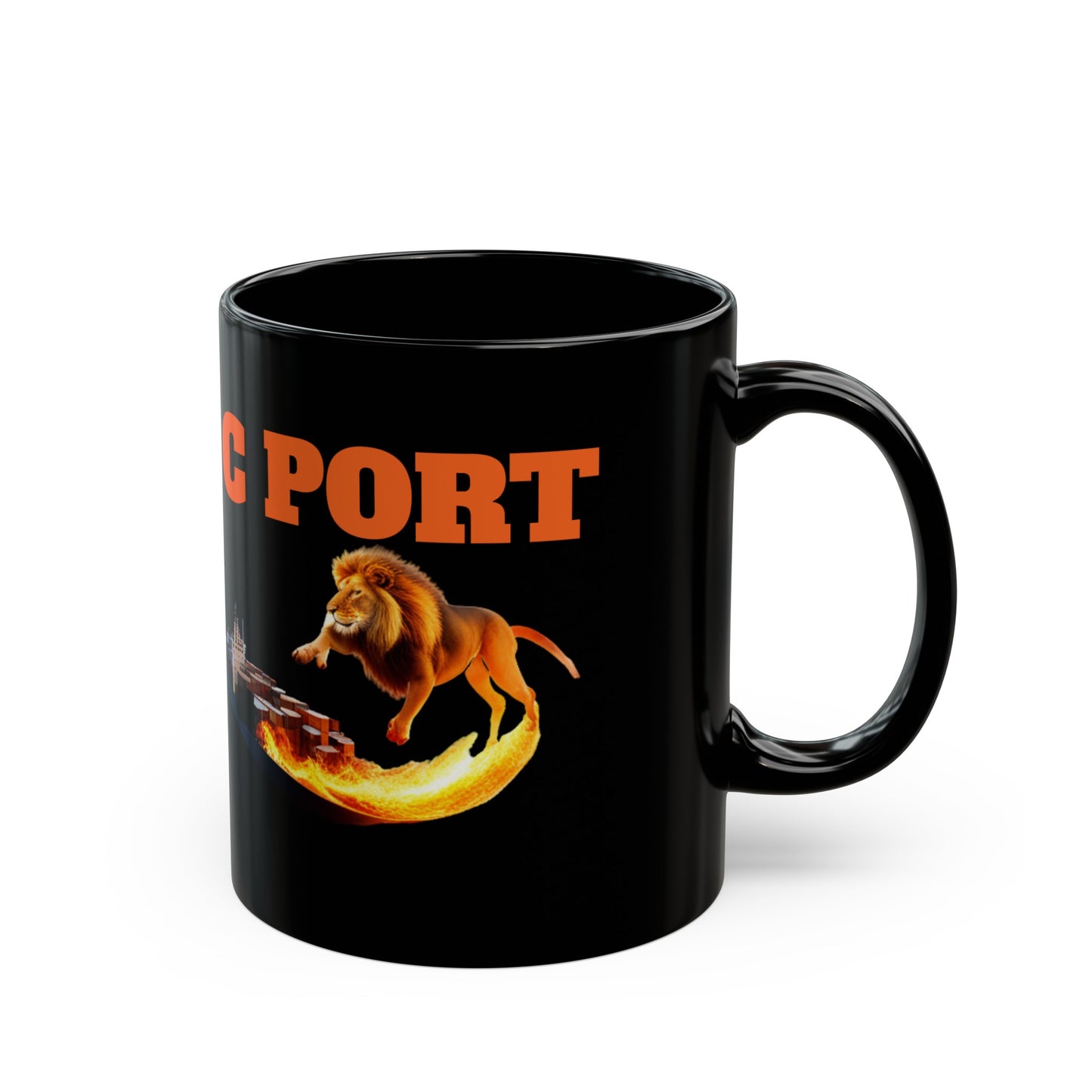 C PORT Black Mug (11oz, 15oz)