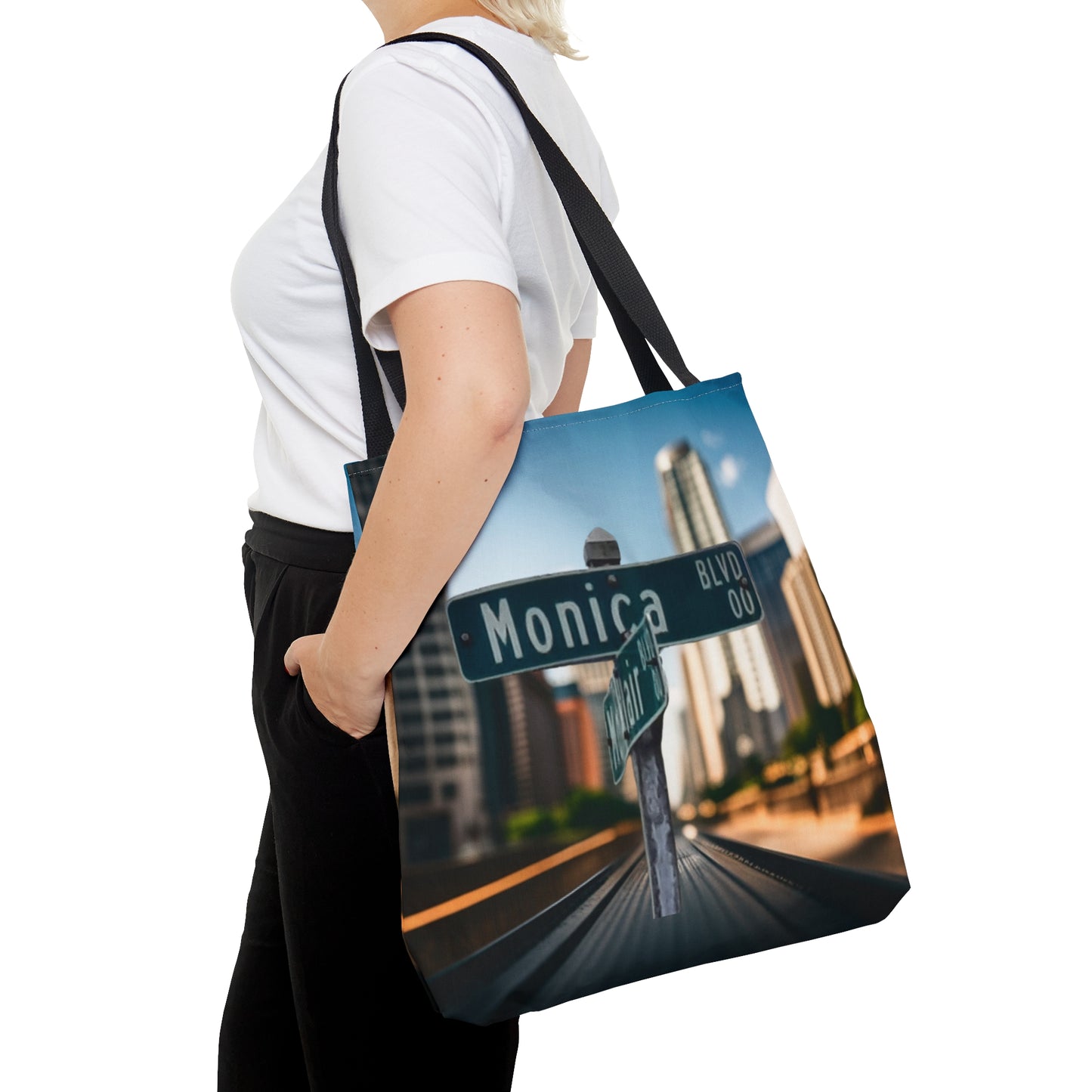 Monica Blvd Tote Bag (AOP)