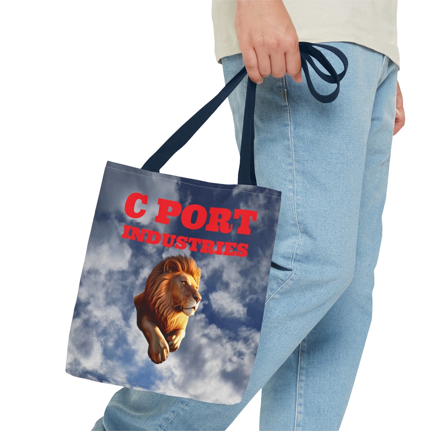 C Port Lion in the Clouds Tote Bag (AOP)