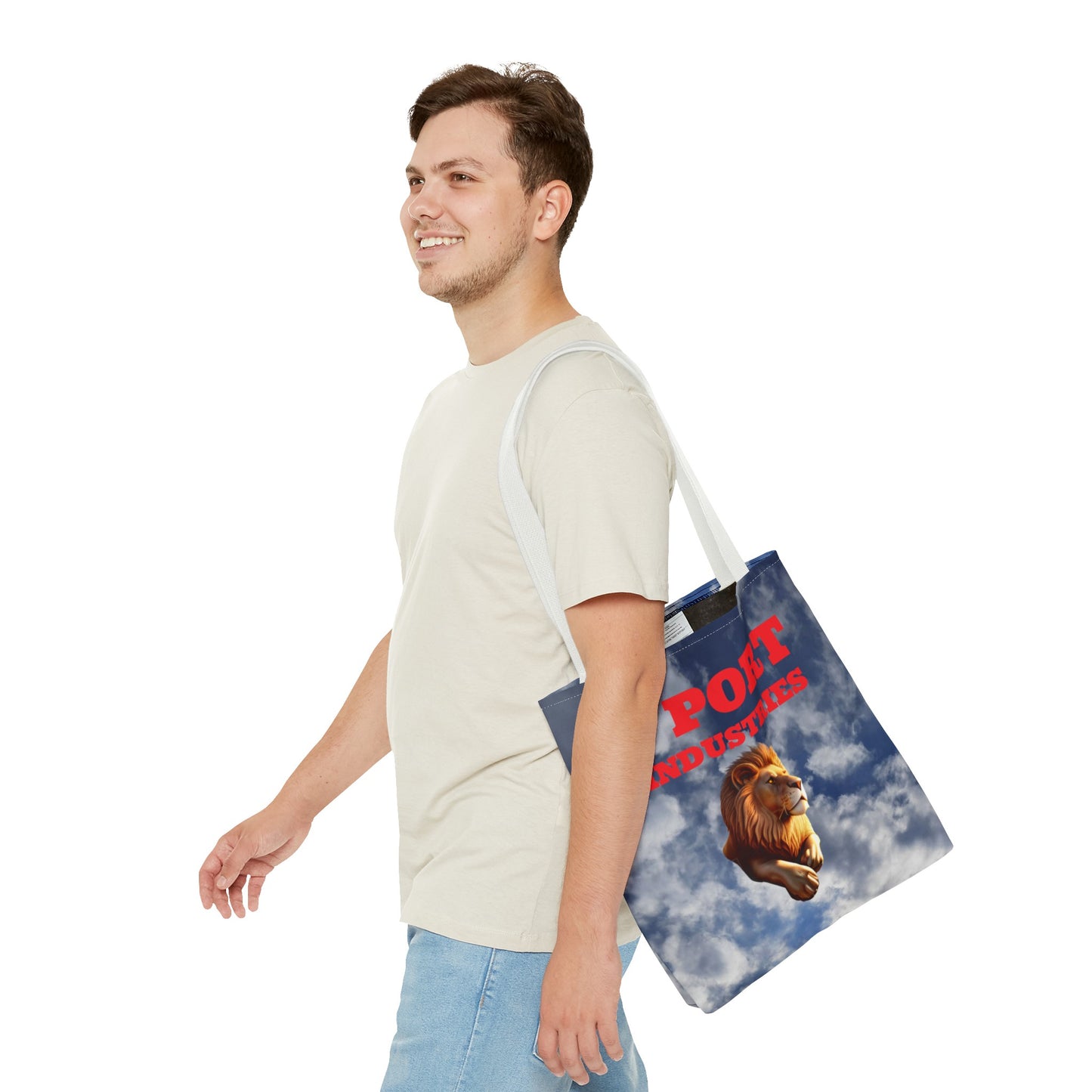 C Port Lion in the Clouds Tote Bag (AOP)