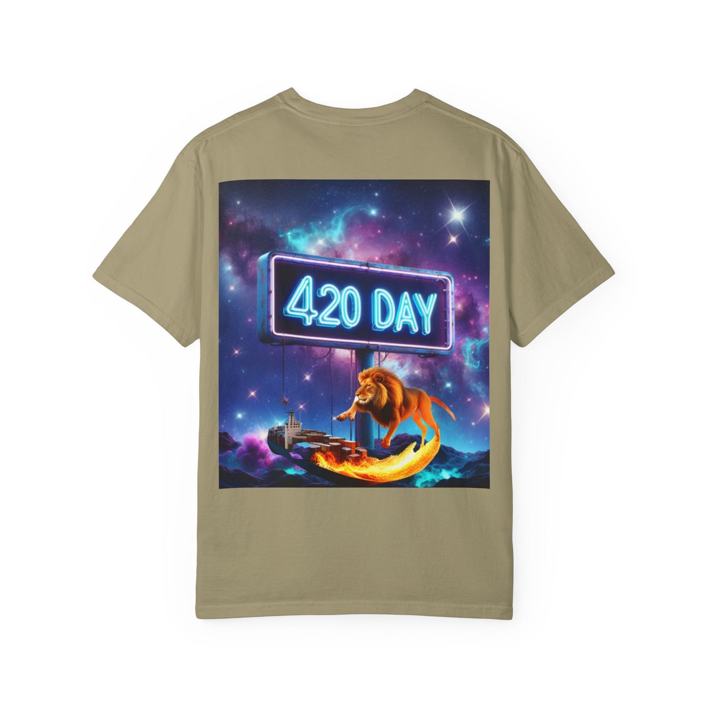 420 Day Sign Unisex Garment-Dyed T-Shirt