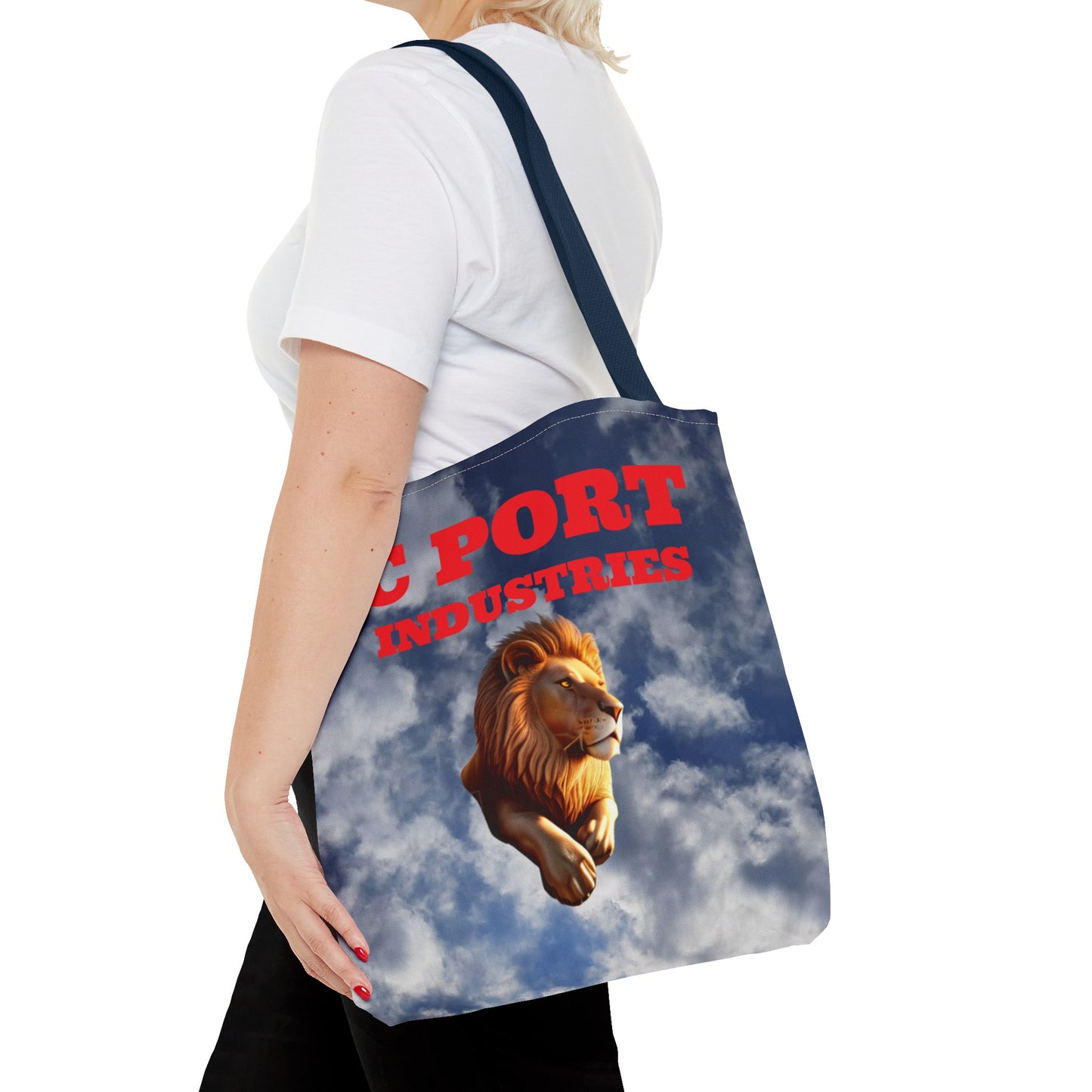 C Port Lion in the Clouds Tote Bag (AOP)