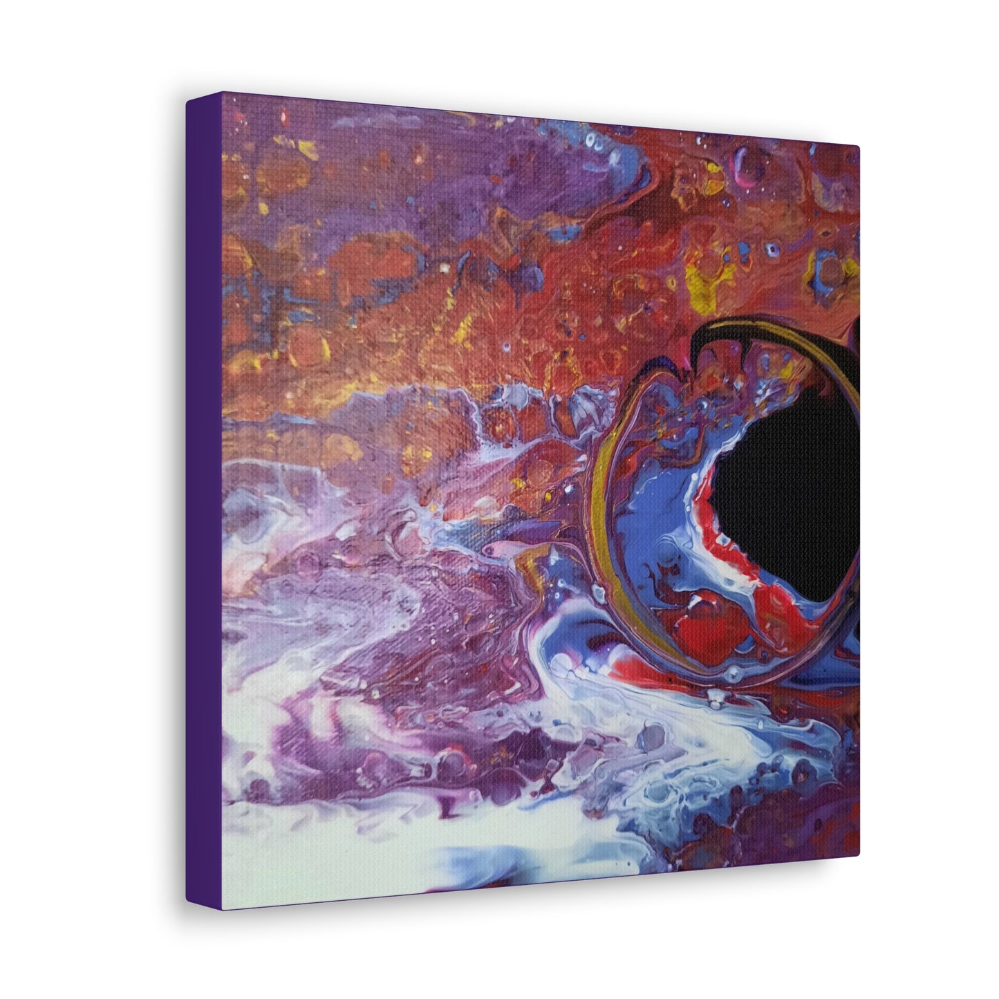 Acrylic Paint Flow Canvas Gallery Wraps