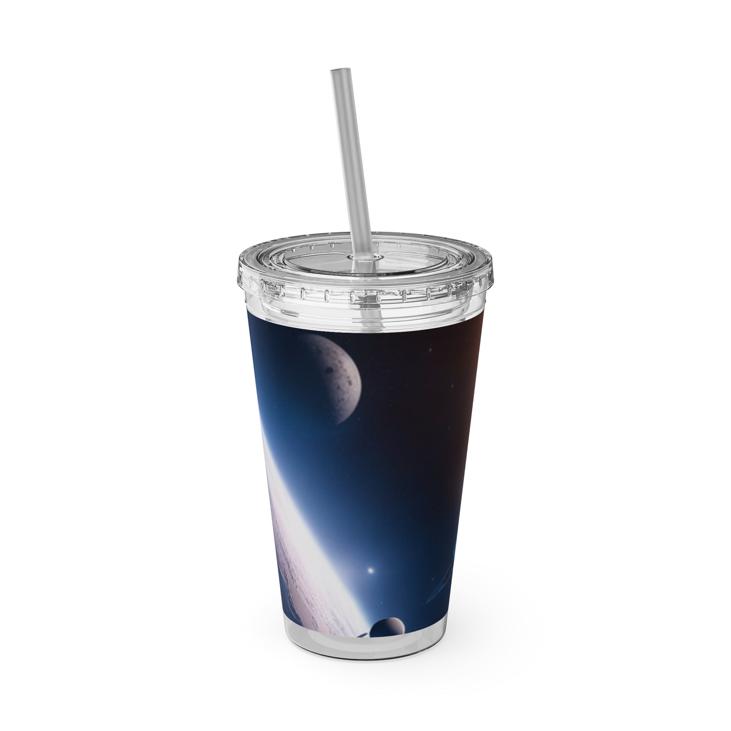 C Port Solar System Sunsplash Tumbler with Straw, 16oz