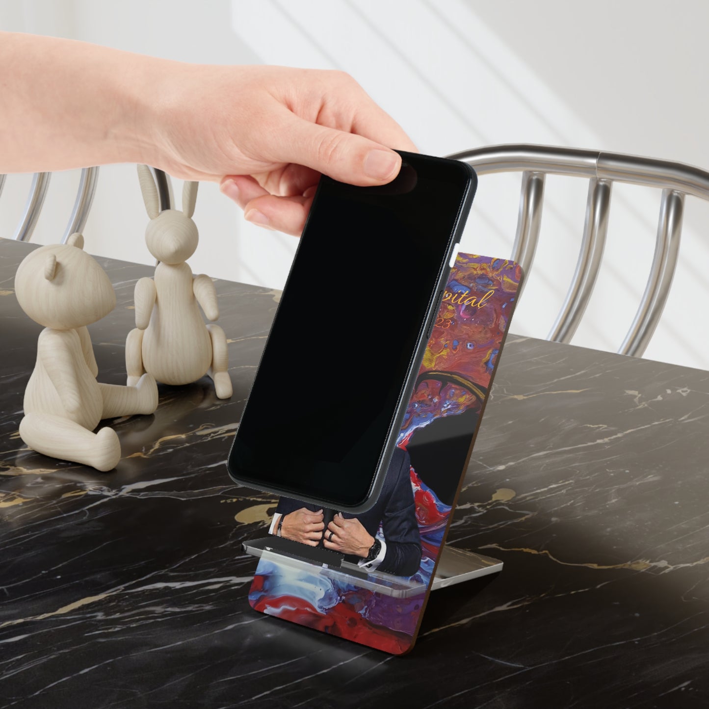 RP Capital Est. 2023 Mobile Display Stand for Smartphones