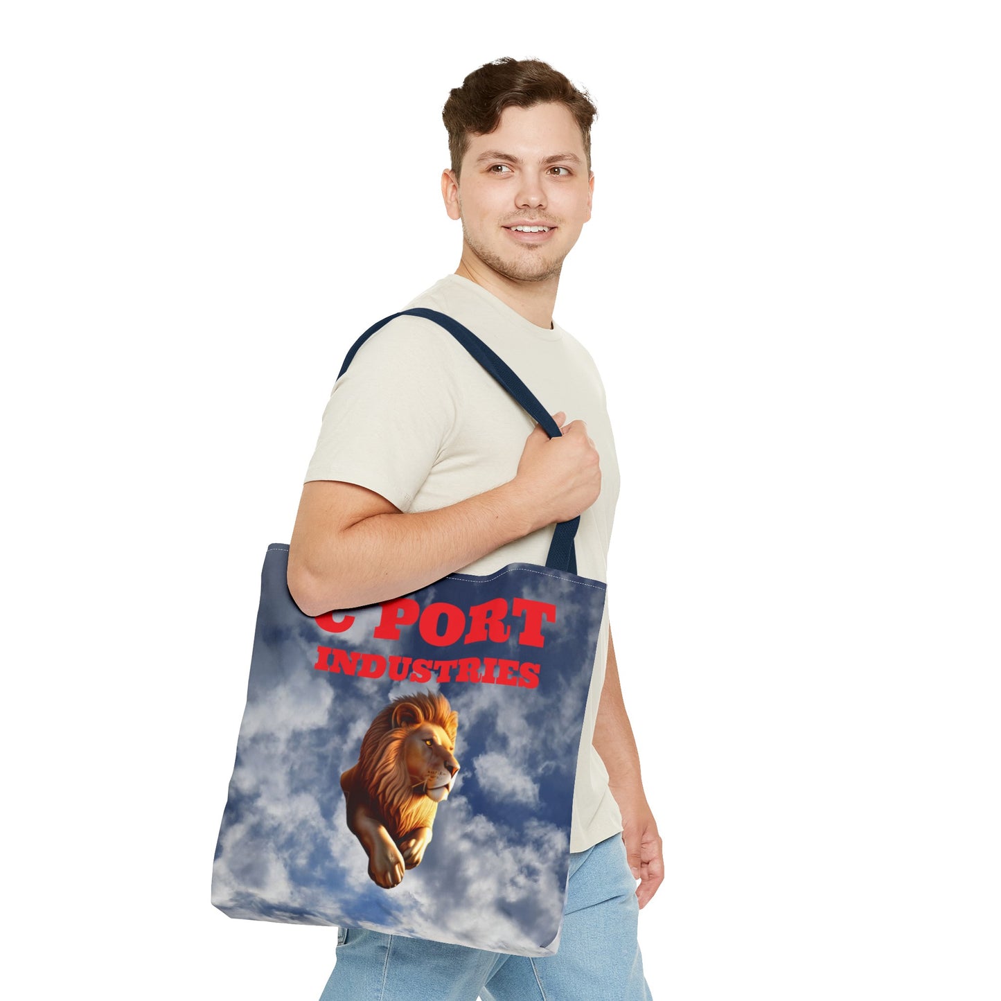 C Port Lion in the Clouds Tote Bag (AOP)