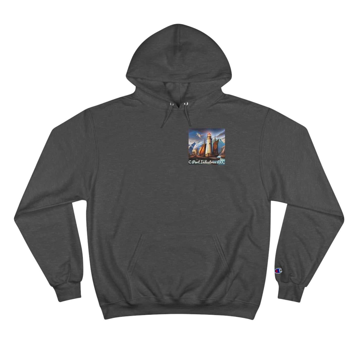 C Port Industries LLC Landscape Division Champion Hoodie