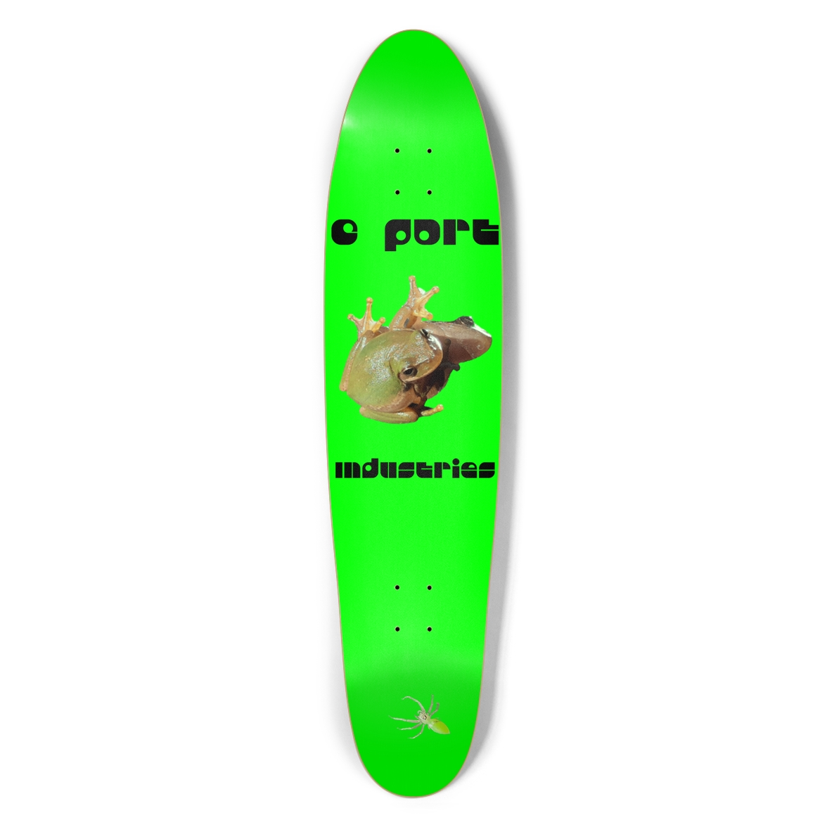 Green frog Longboard