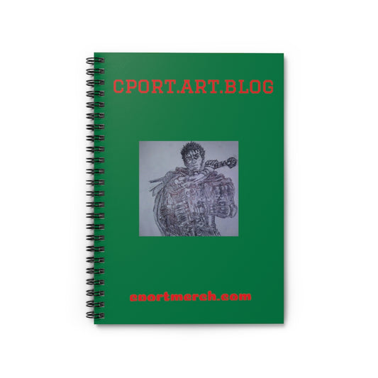 cport.art.blog Spiral Notebook - Ruled Line