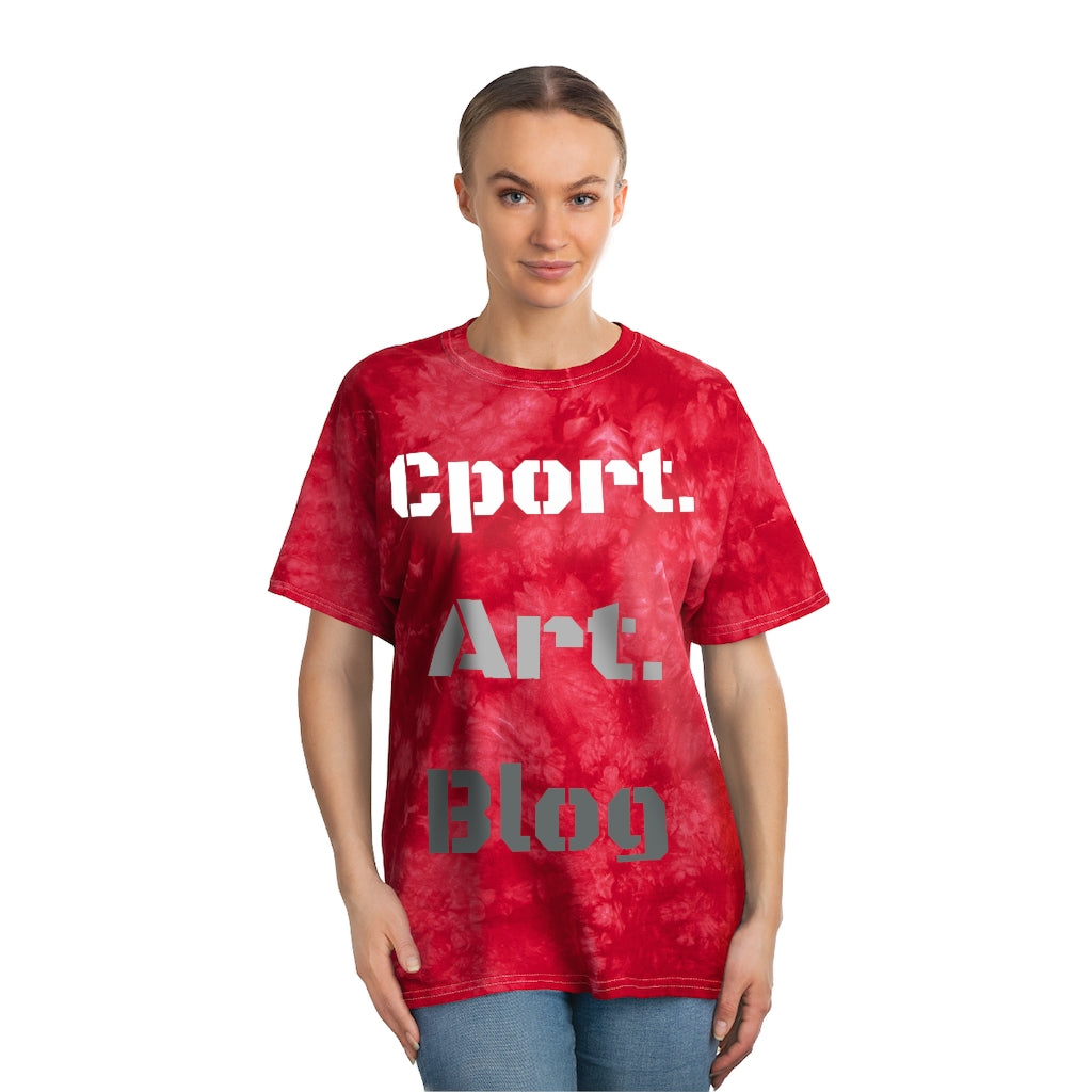 Tie-Dye Tee, Crystal Cport.art.blog