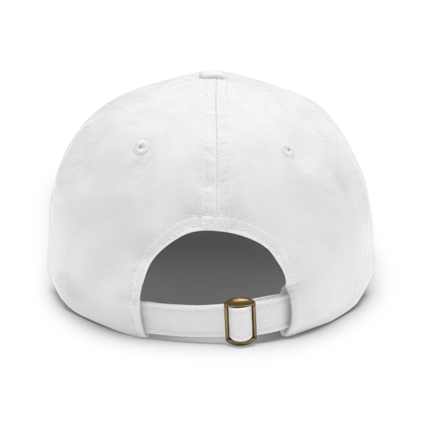 Book house Dad Hat with Leather Patch (Rectangle)