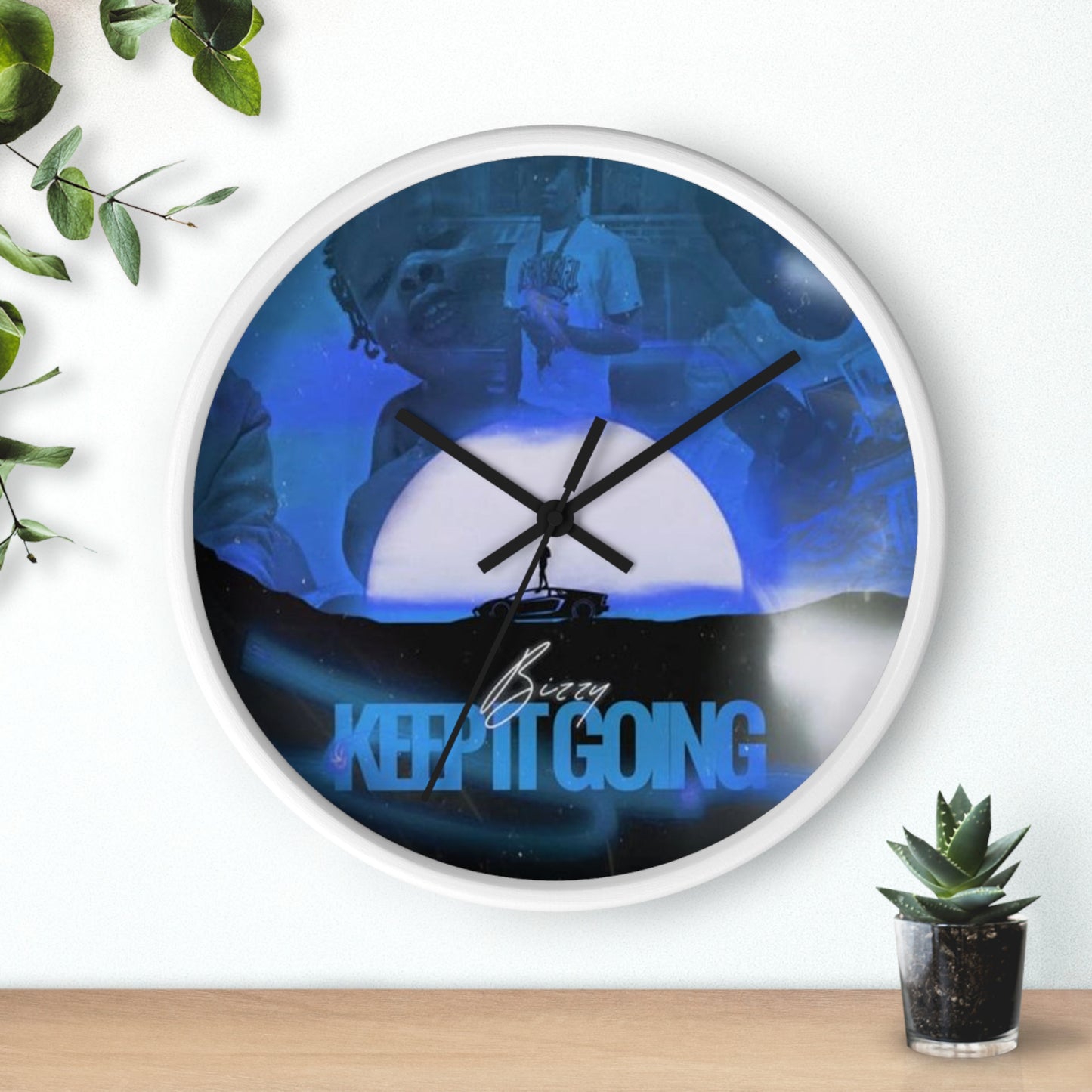 Keep It Going Bizzy 215 Wall Clock