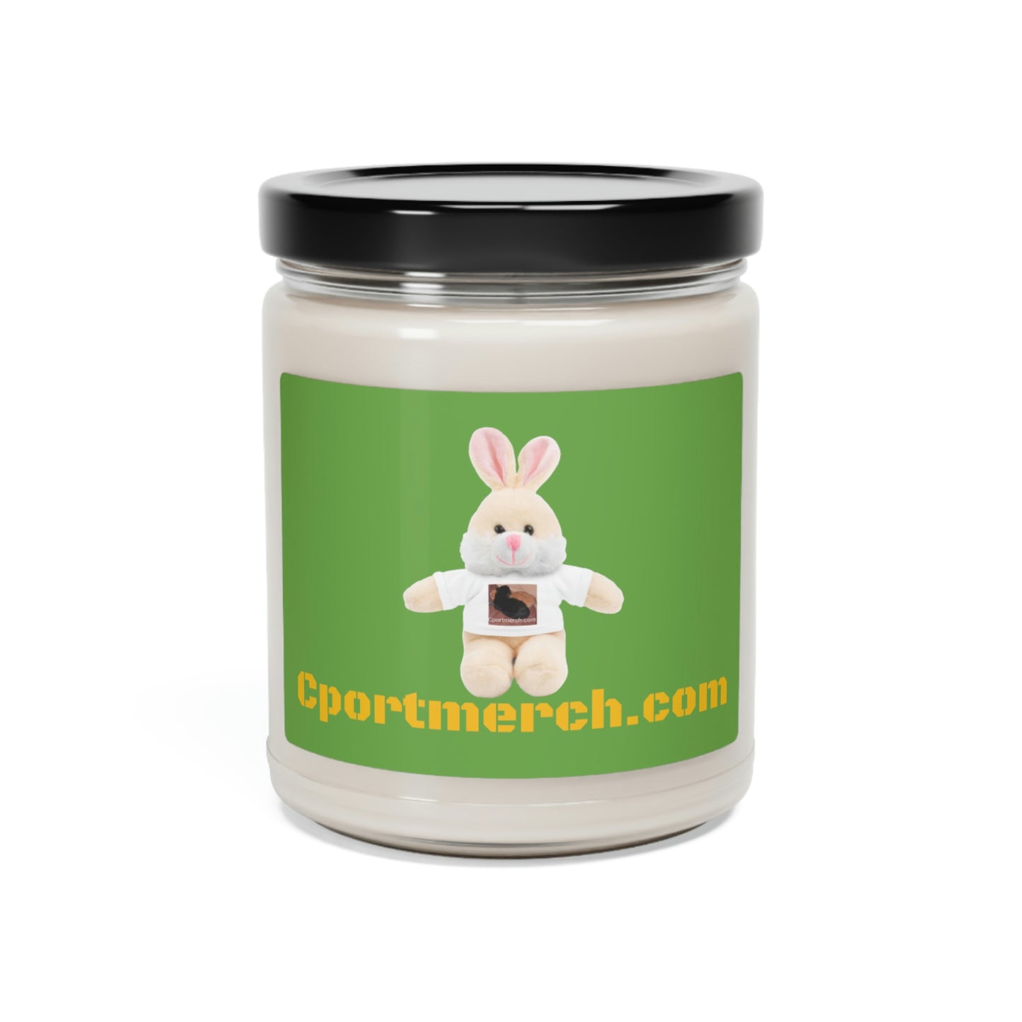 Cportmerch.com Bunny Apple Harvest Scented Soy Candle, 9oz