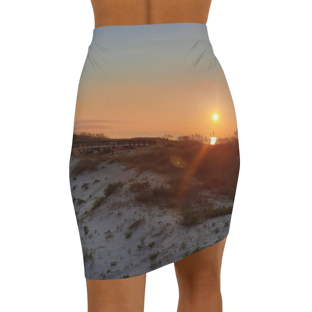 Tybee Sun Rise Women's Mini Skirt