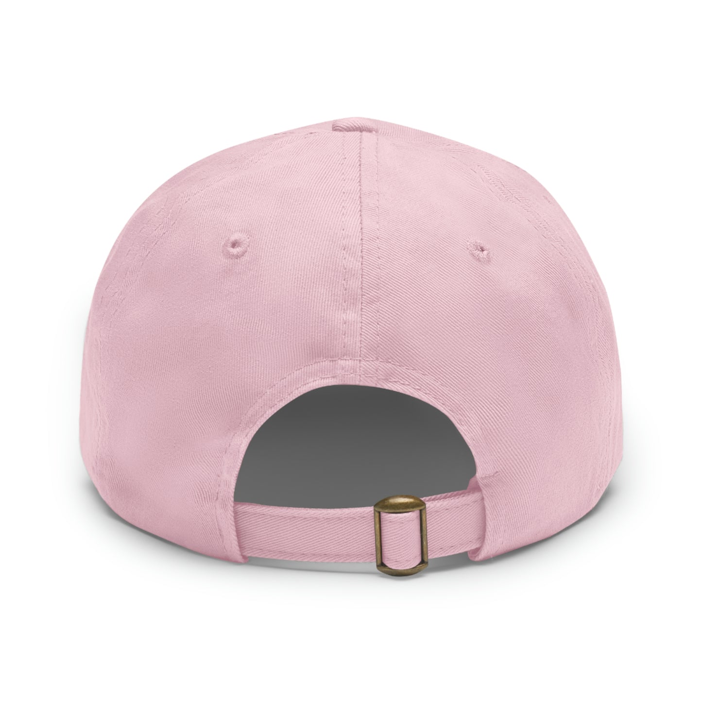 Book house Dad Hat with Leather Patch (Rectangle)