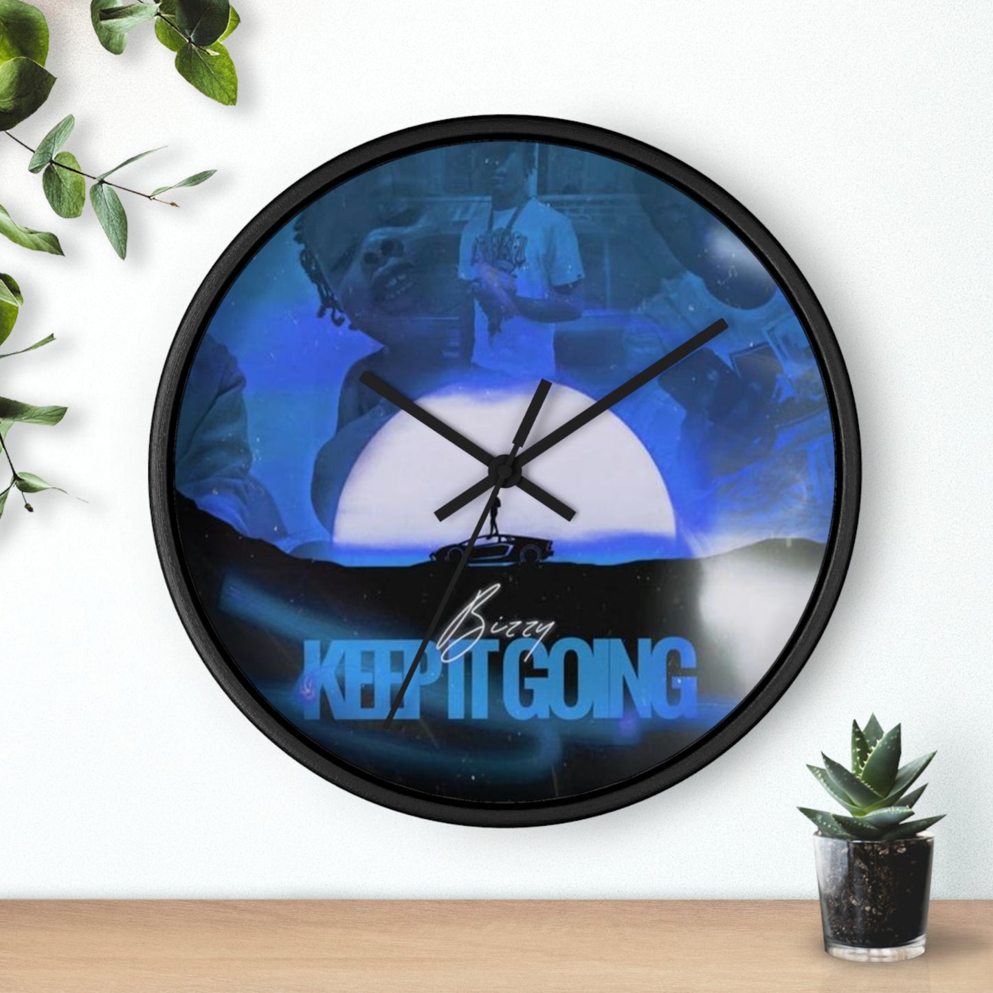 Keep It Going Bizzy 215 Wall Clock