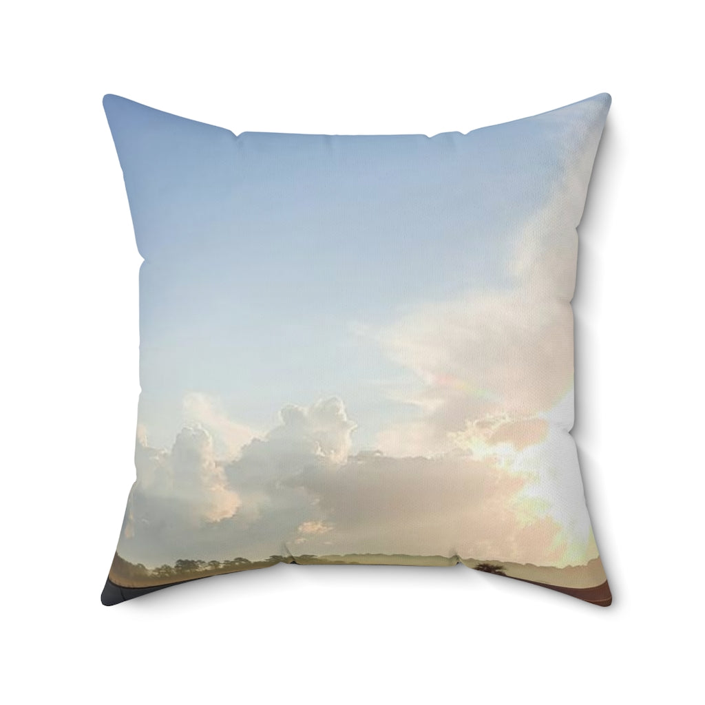 Cportmerch Sunny Spun Polyester Square Pillow