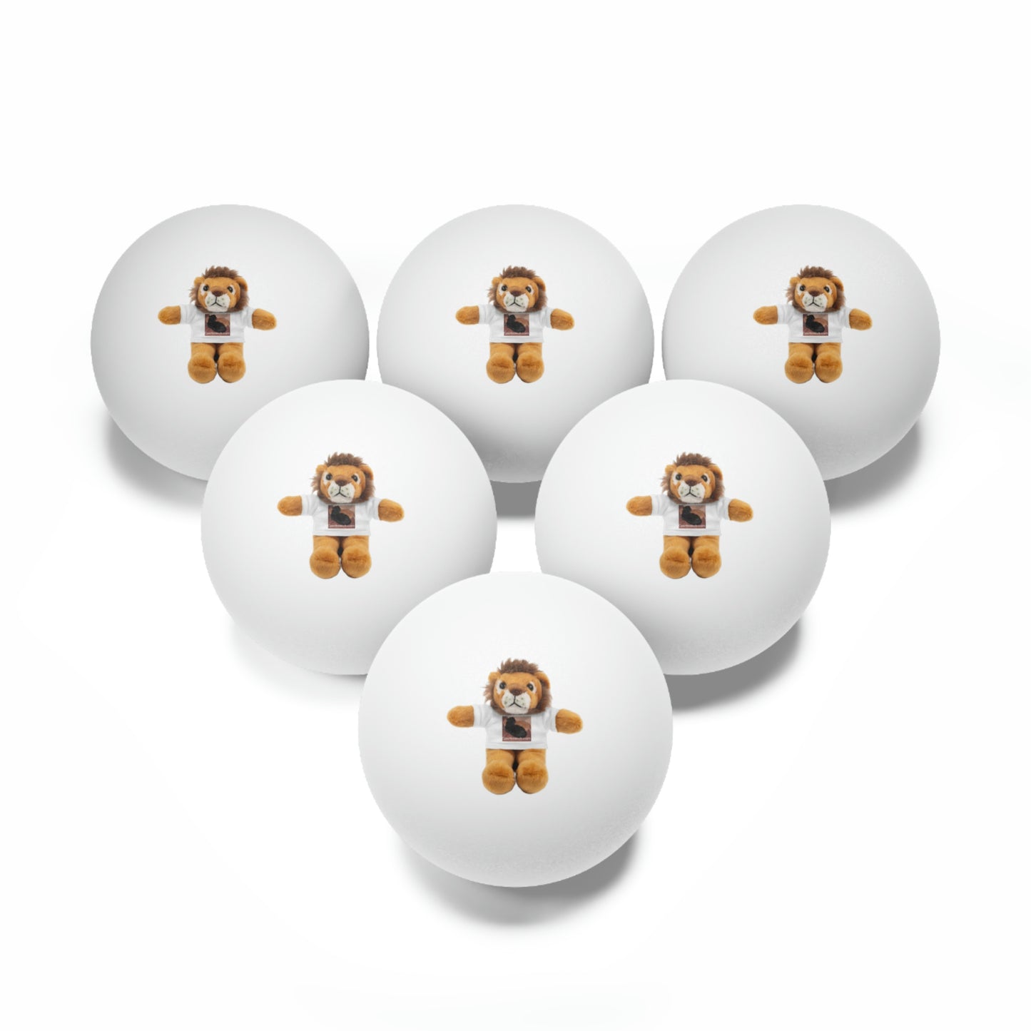 Cportmerch.com Lion Ping Pong Balls, 6 pcs