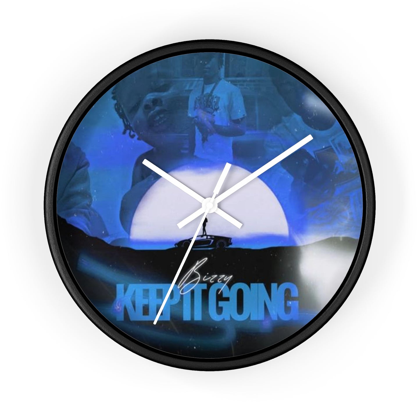 Keep It Going Bizzy 215 Wall Clock