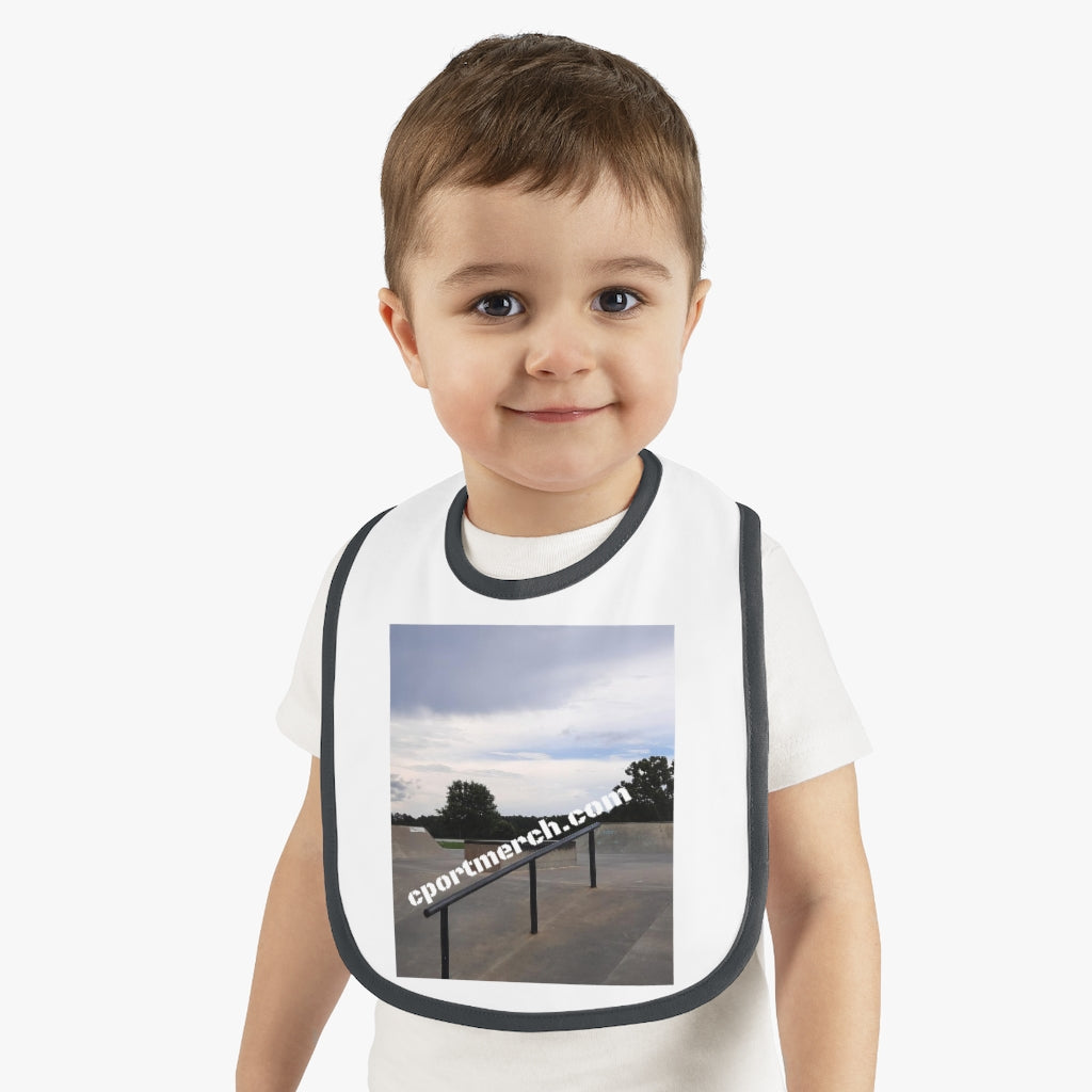 cportmerch.com Baby Contrast Trim Jersey Bib