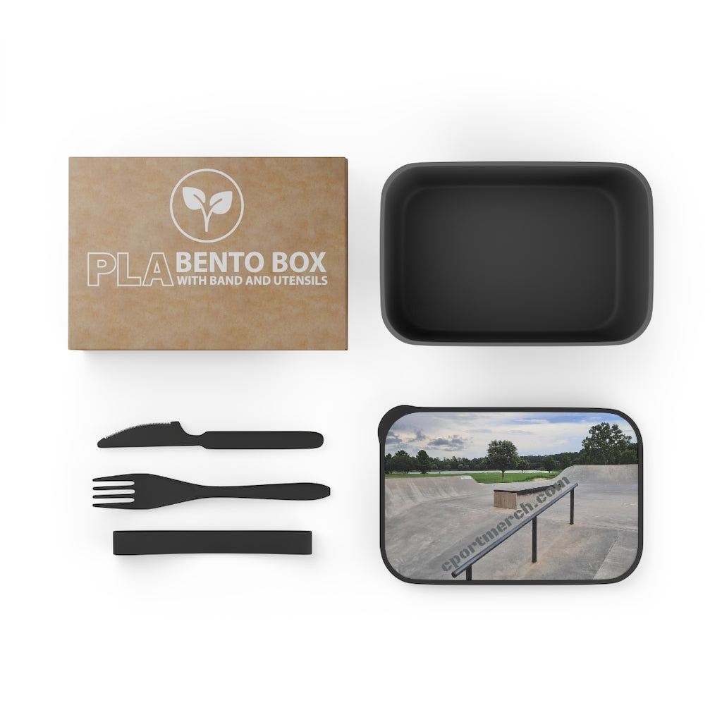 cportmerch.com PLA Bento Box with Band and Utensils