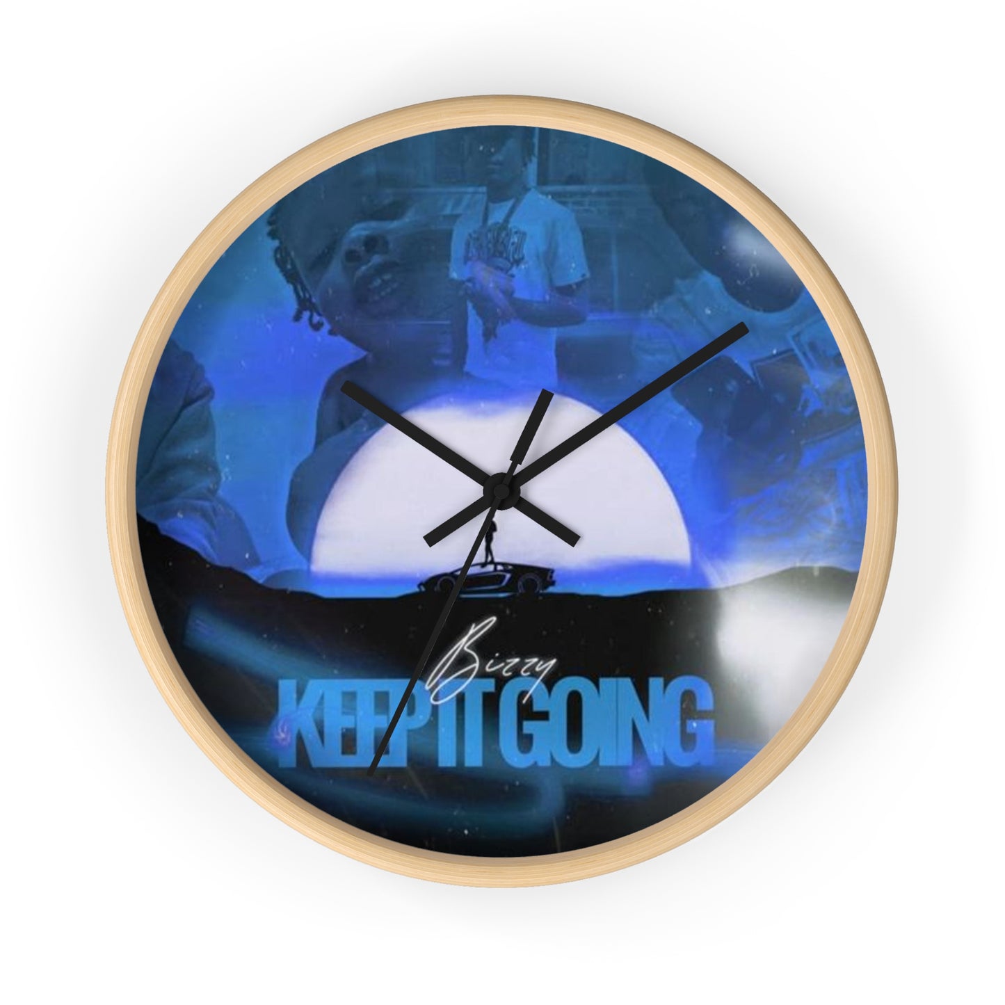 Keep It Going Bizzy 215 Wall Clock