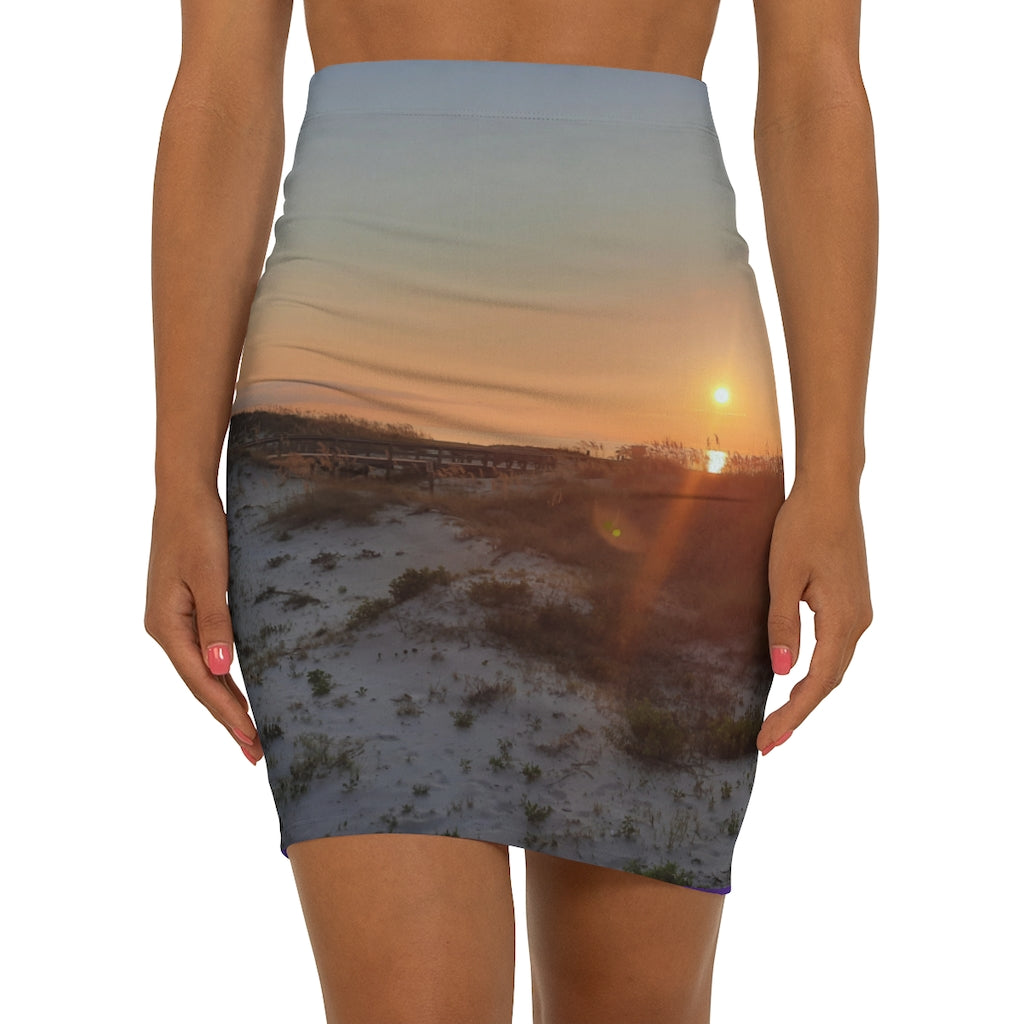 Tybee Sun Rise Women's Mini Skirt