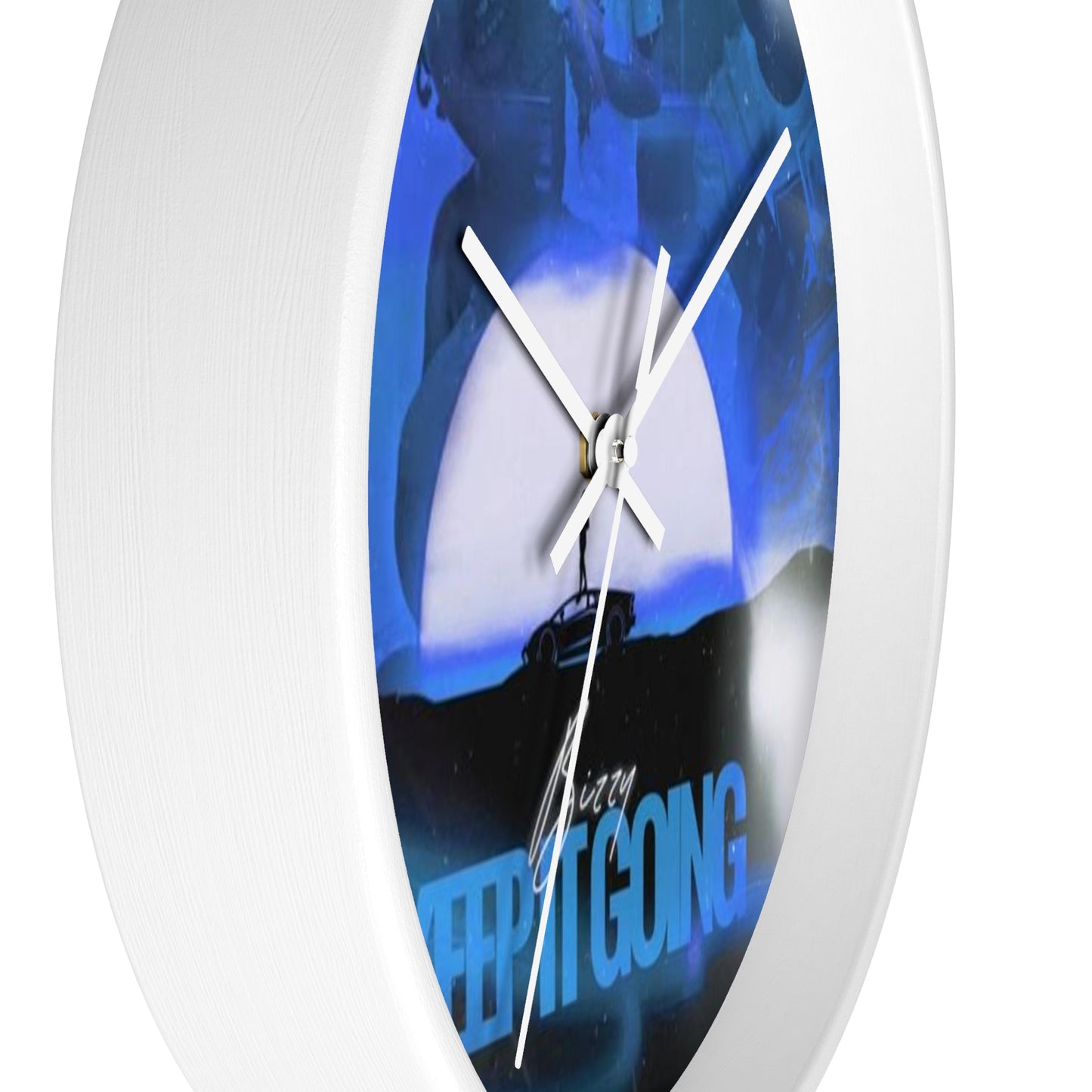 Keep It Going Bizzy 215 Wall Clock