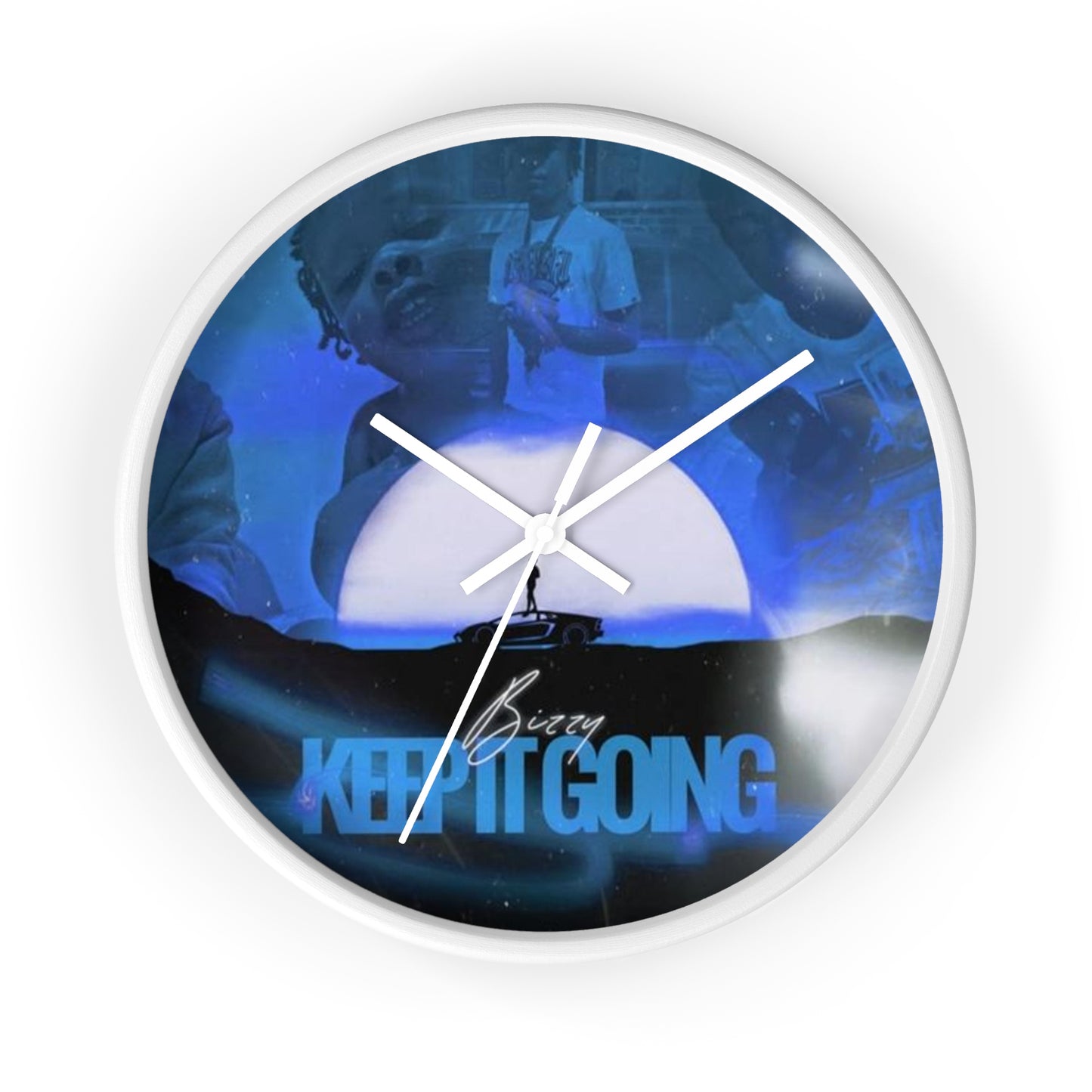 Keep It Going Bizzy 215 Wall Clock