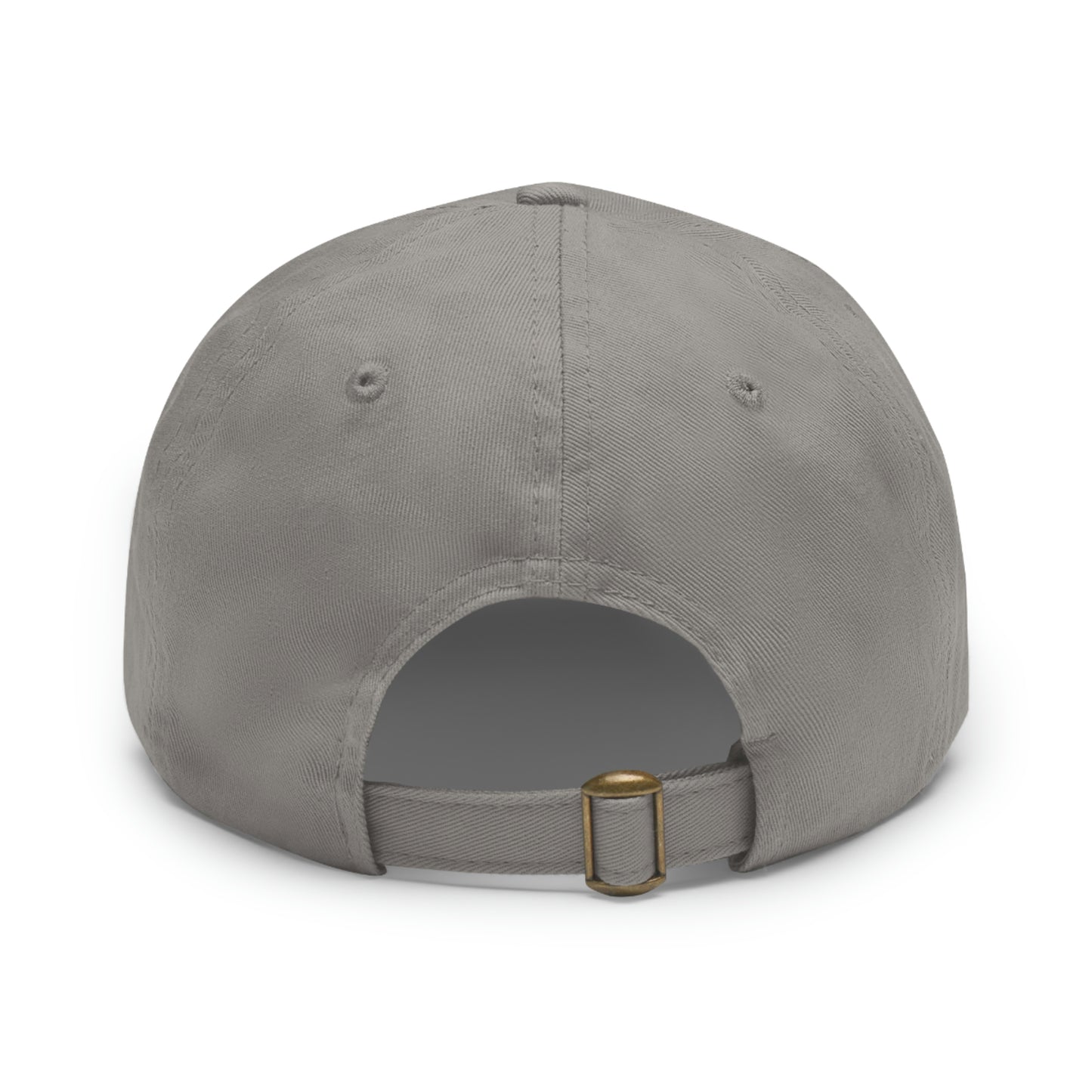 Book house Dad Hat with Leather Patch (Rectangle)