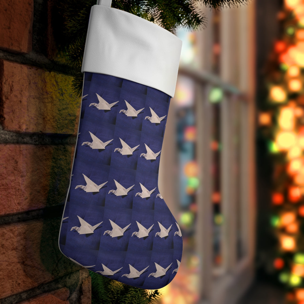 Origami Holiday Stocking