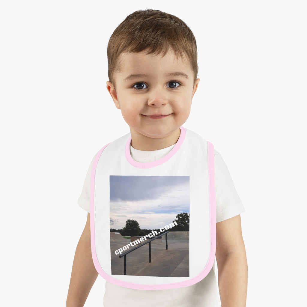 cportmerch.com Baby Contrast Trim Jersey Bib