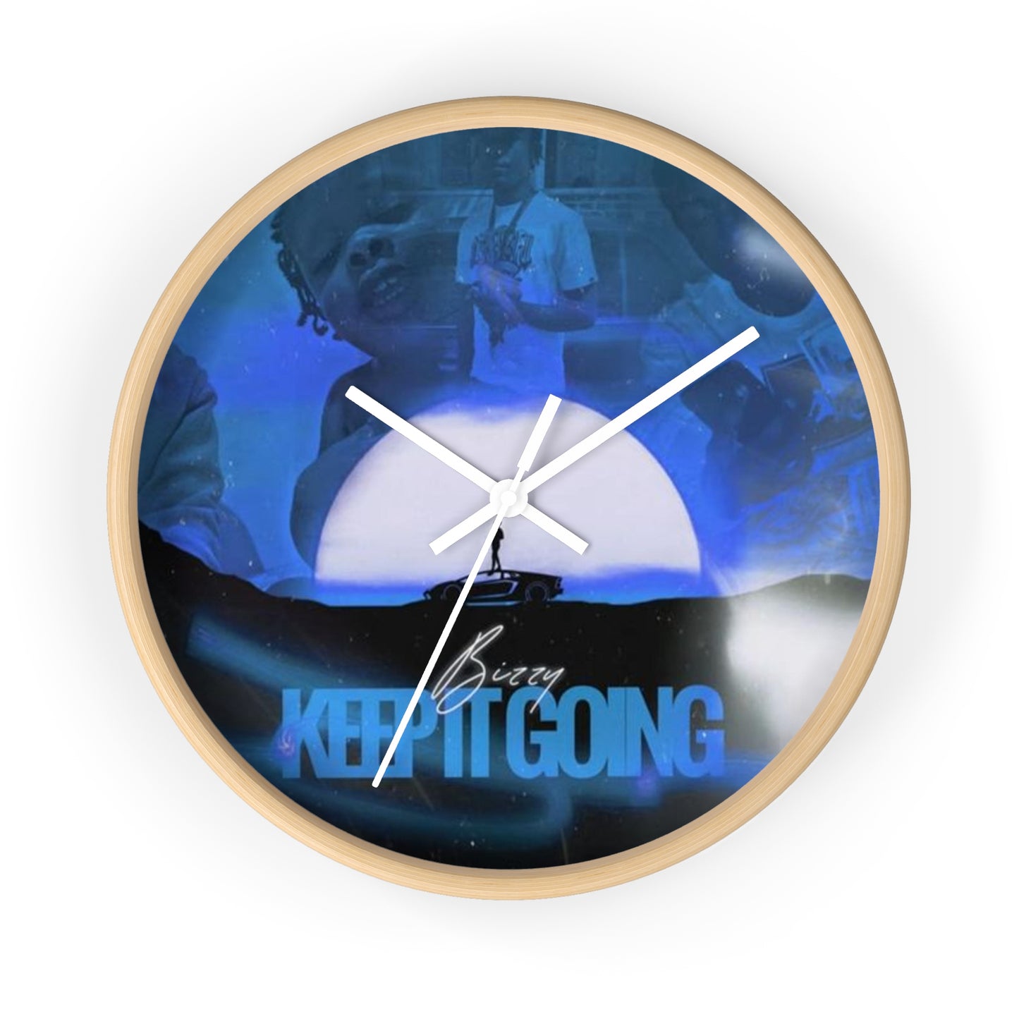 Keep It Going Bizzy 215 Wall Clock