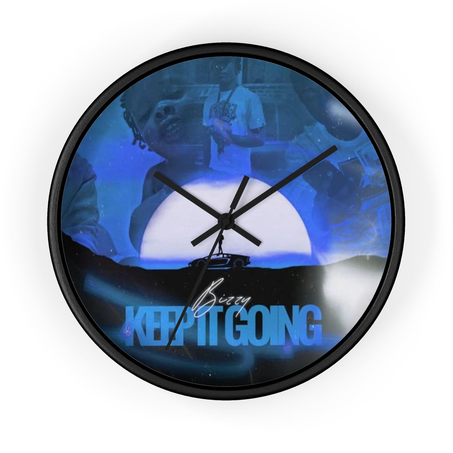 Keep It Going Bizzy 215 Wall Clock