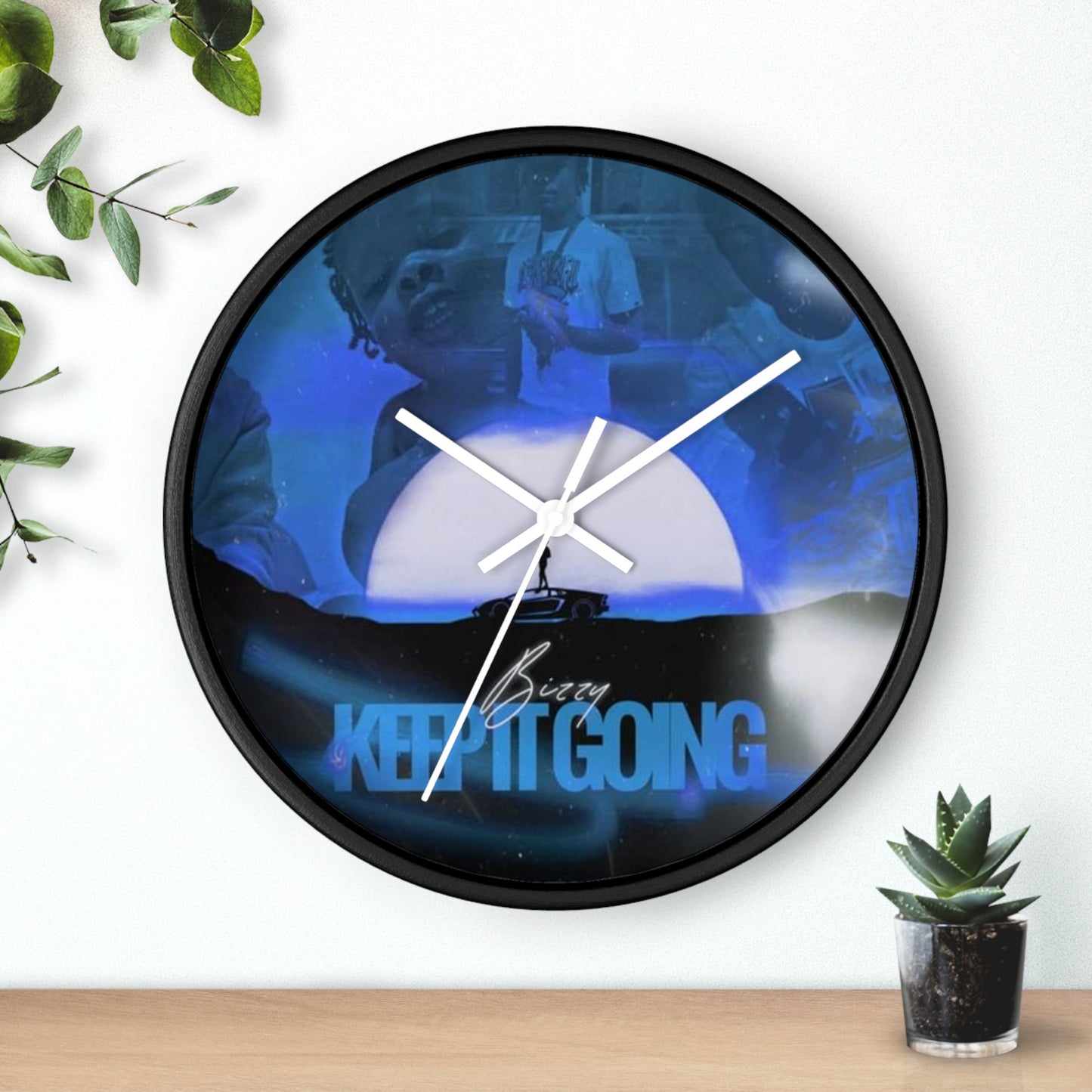 Keep It Going Bizzy 215 Wall Clock