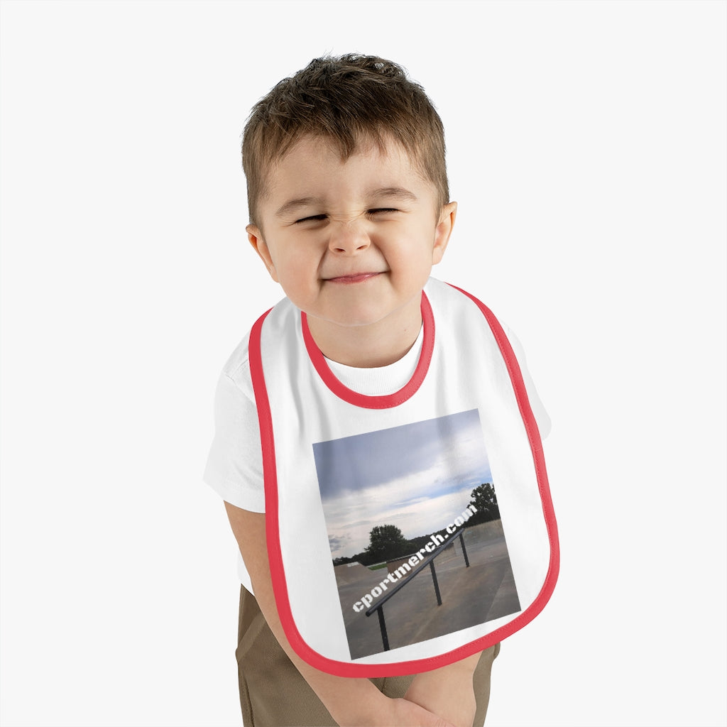 cportmerch.com Baby Contrast Trim Jersey Bib