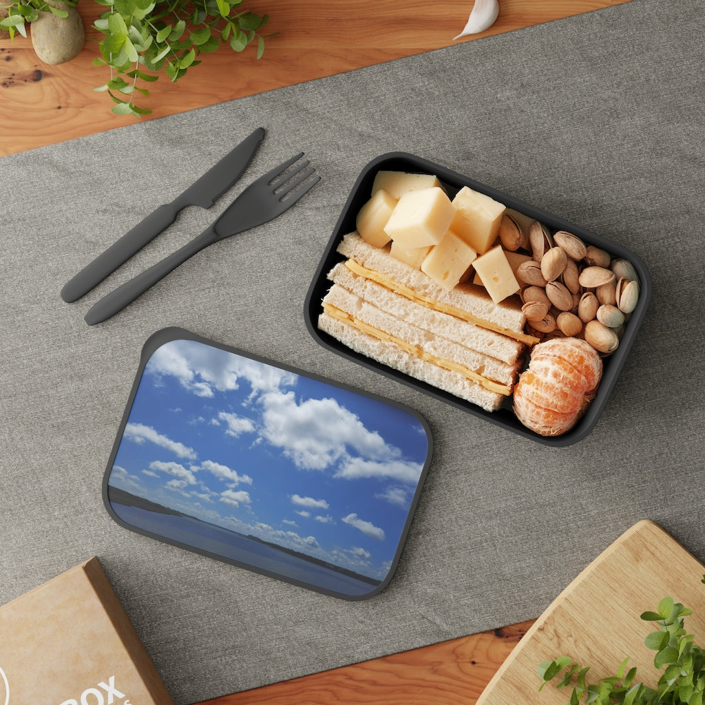 Sunny Sky PLA Bento Box with Band and Utensils